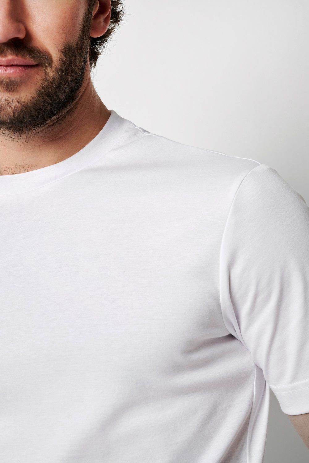 Desoto T-shirt Jersey T-Shirt Ronde hals half lange mouw