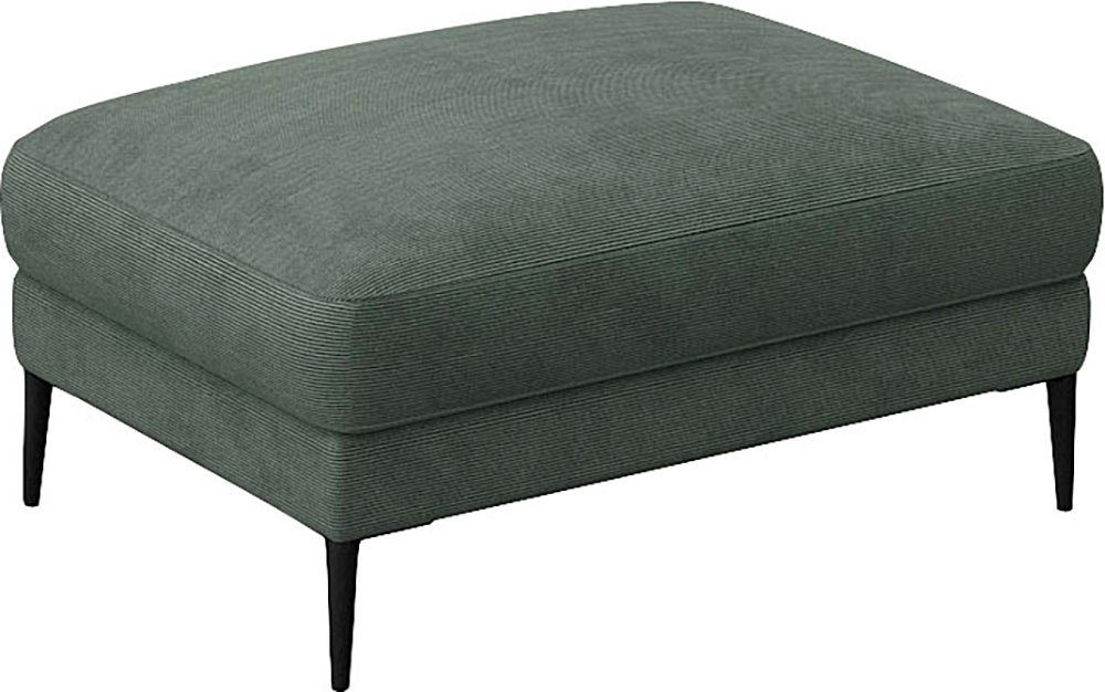 FLEXLUX Poef Belle gestoffeerde hocker, zithocker Scandinavisch design, in een sublieme verwerking