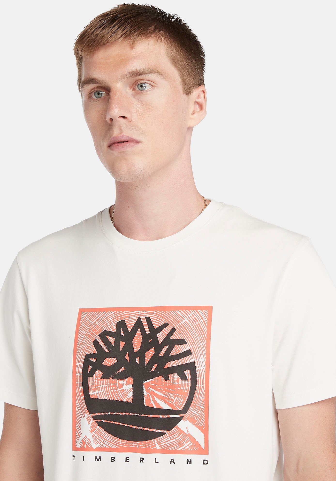 Timberland T-shirt Short Sleeve Front Graphic Tee