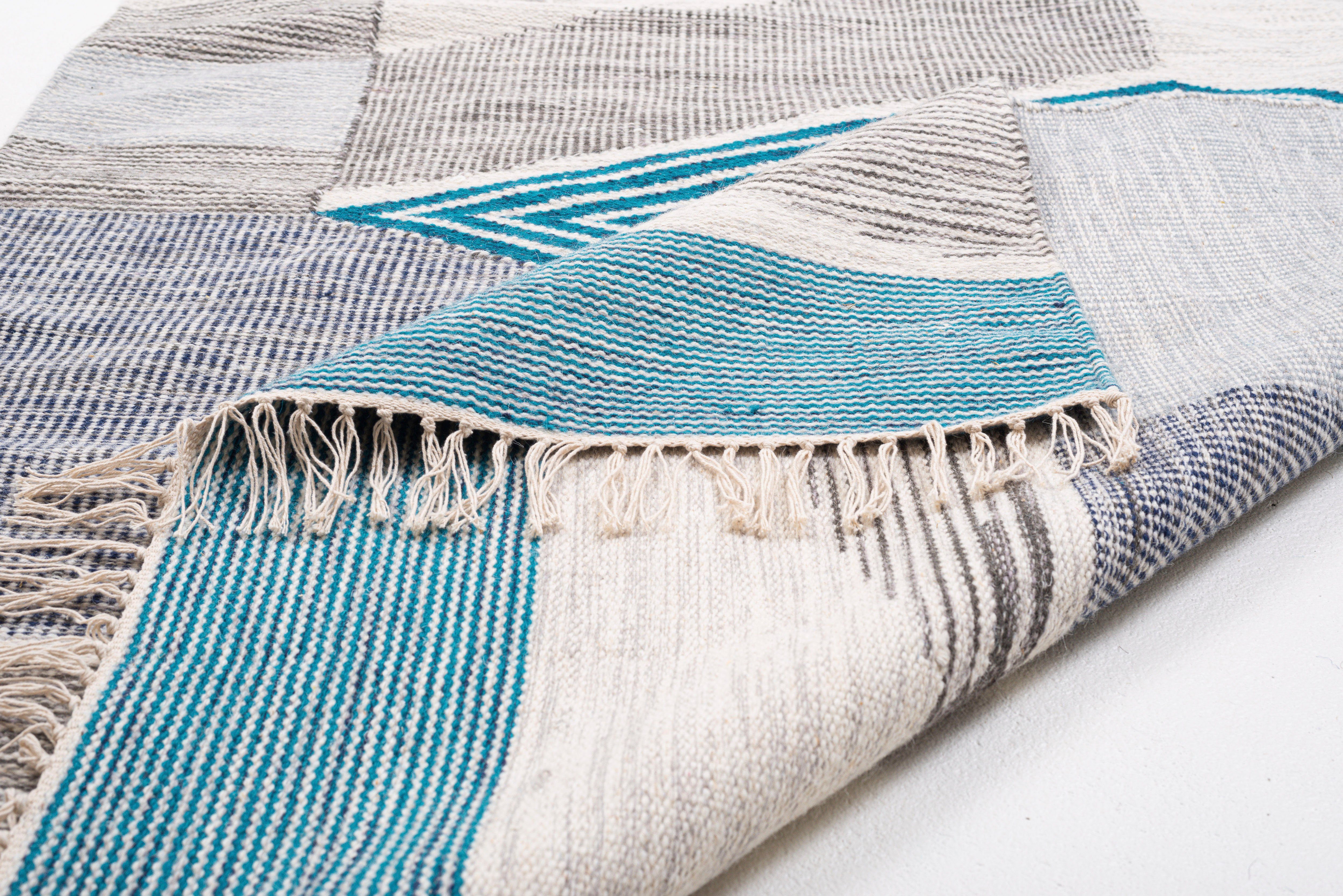 TOM TAILOR HOME Vloerkleed Modern Kelim met de hand geweven, met franje, boho-stijl
