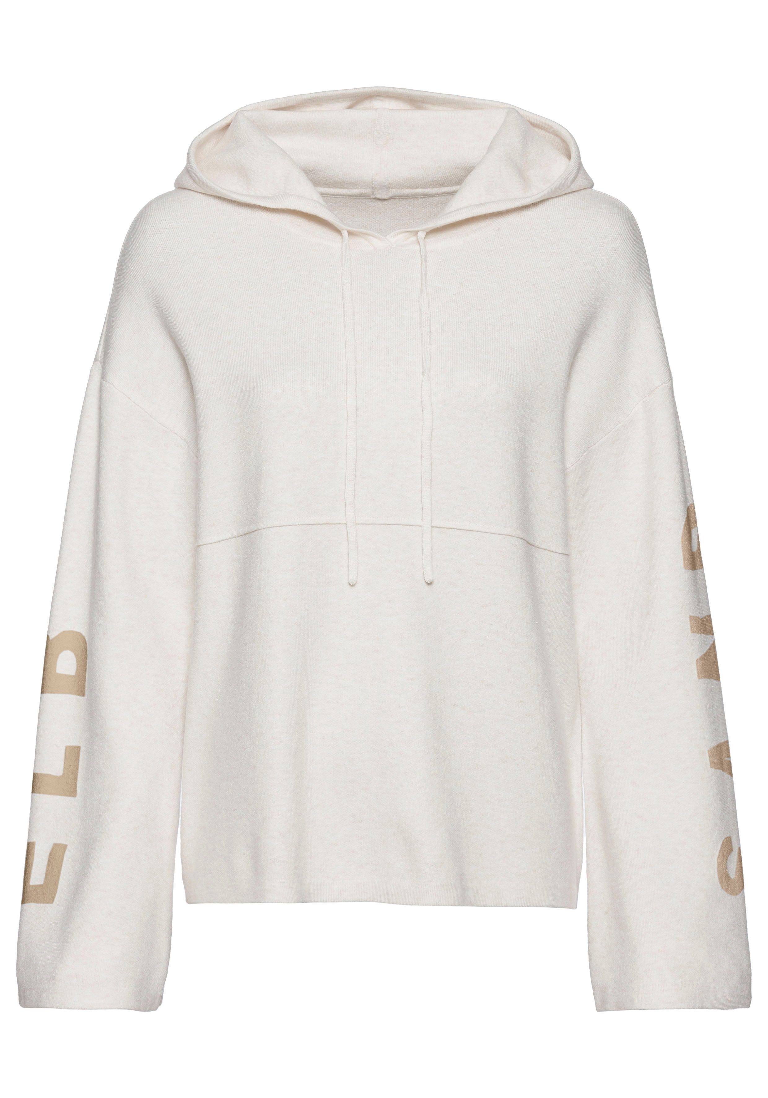 Elbsand Hoodie Gebreide trui met ingebreid logo, loungewear