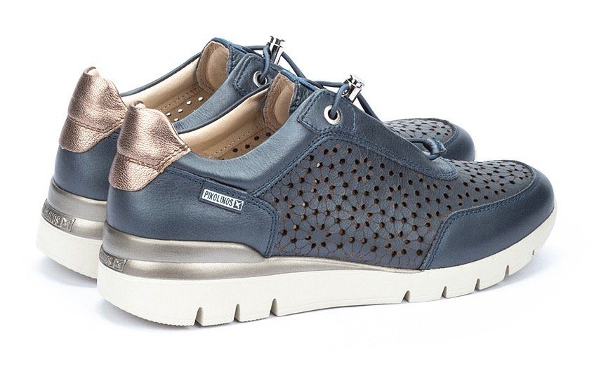 PIKOLINOS Sneakers met sleehak CANTABRIA met stijlvol opengewerkt patroon, vrijetijdsschoen, lage schoen, veterschoen