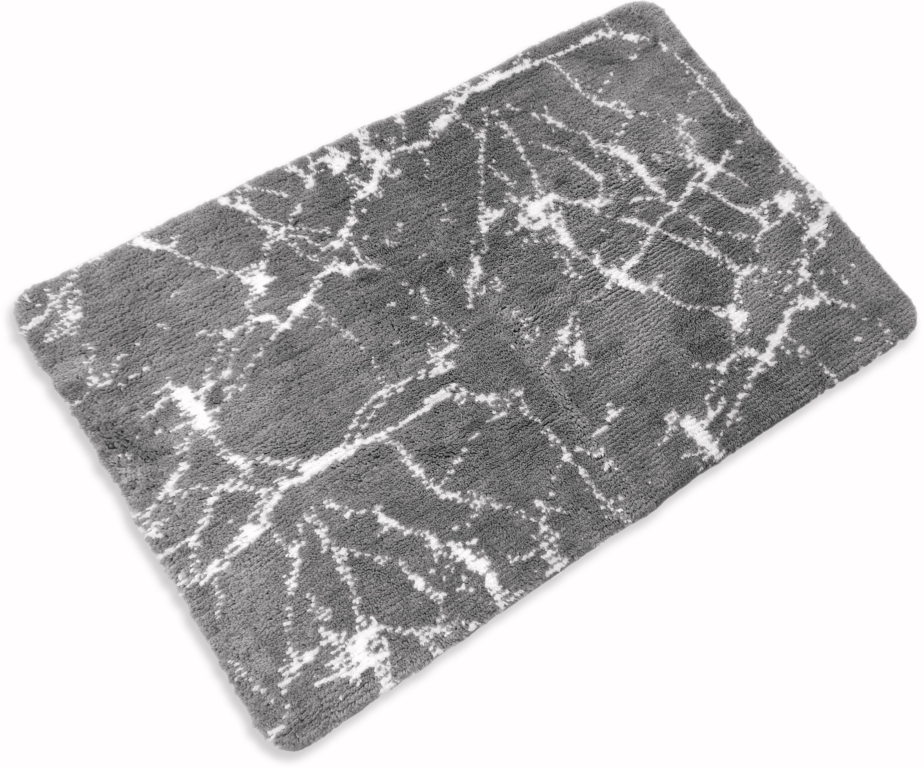 my home Badmat Marble Badmat, marmer-design, ook als 3-delige badmatten set