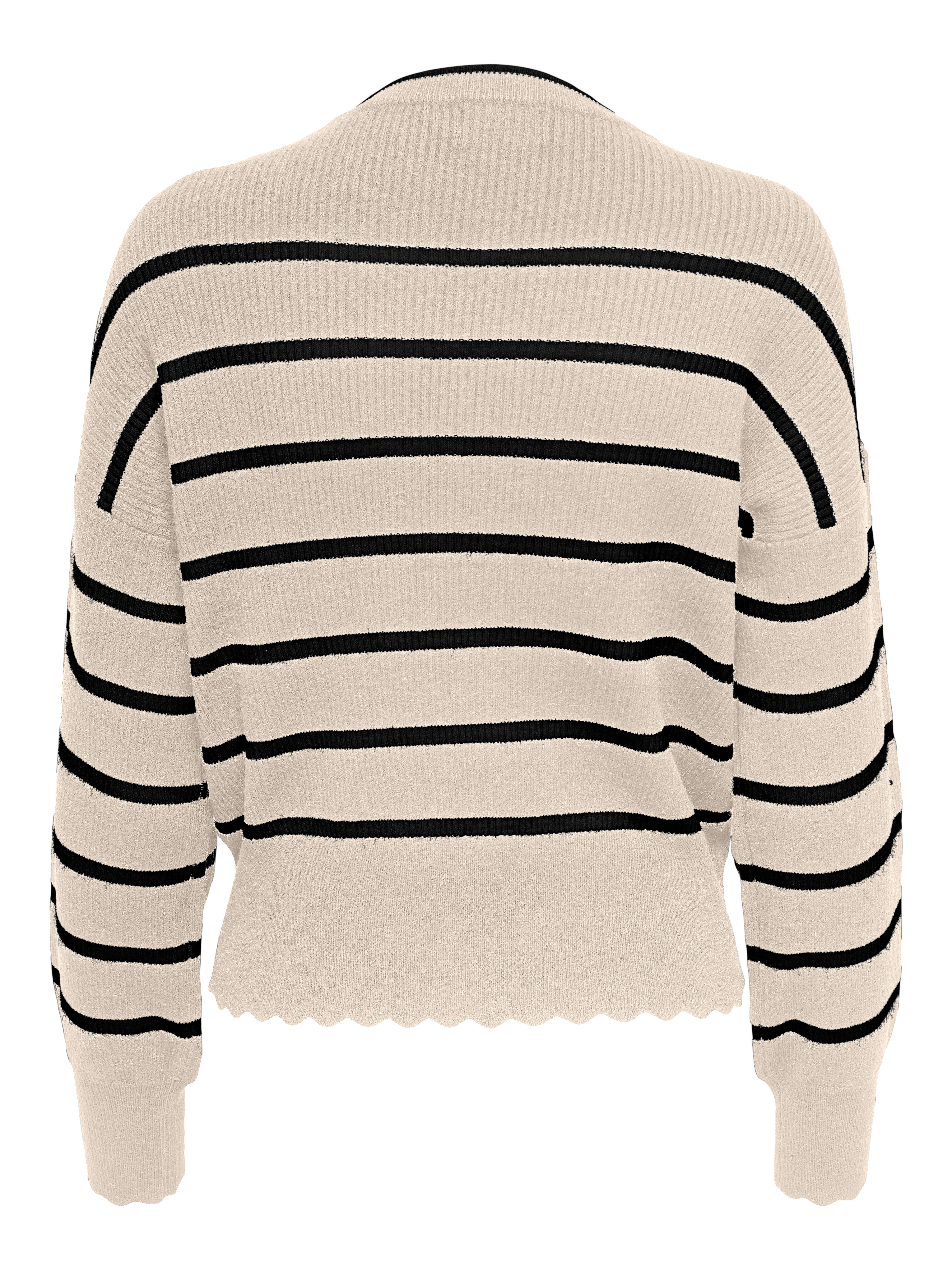 Only Trui met ronde hals ONLIBI LS O-NECK NOOS KNT