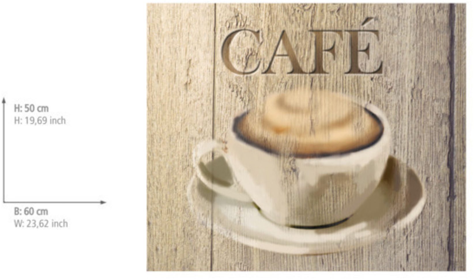 WENKO Spatscherm Model Café