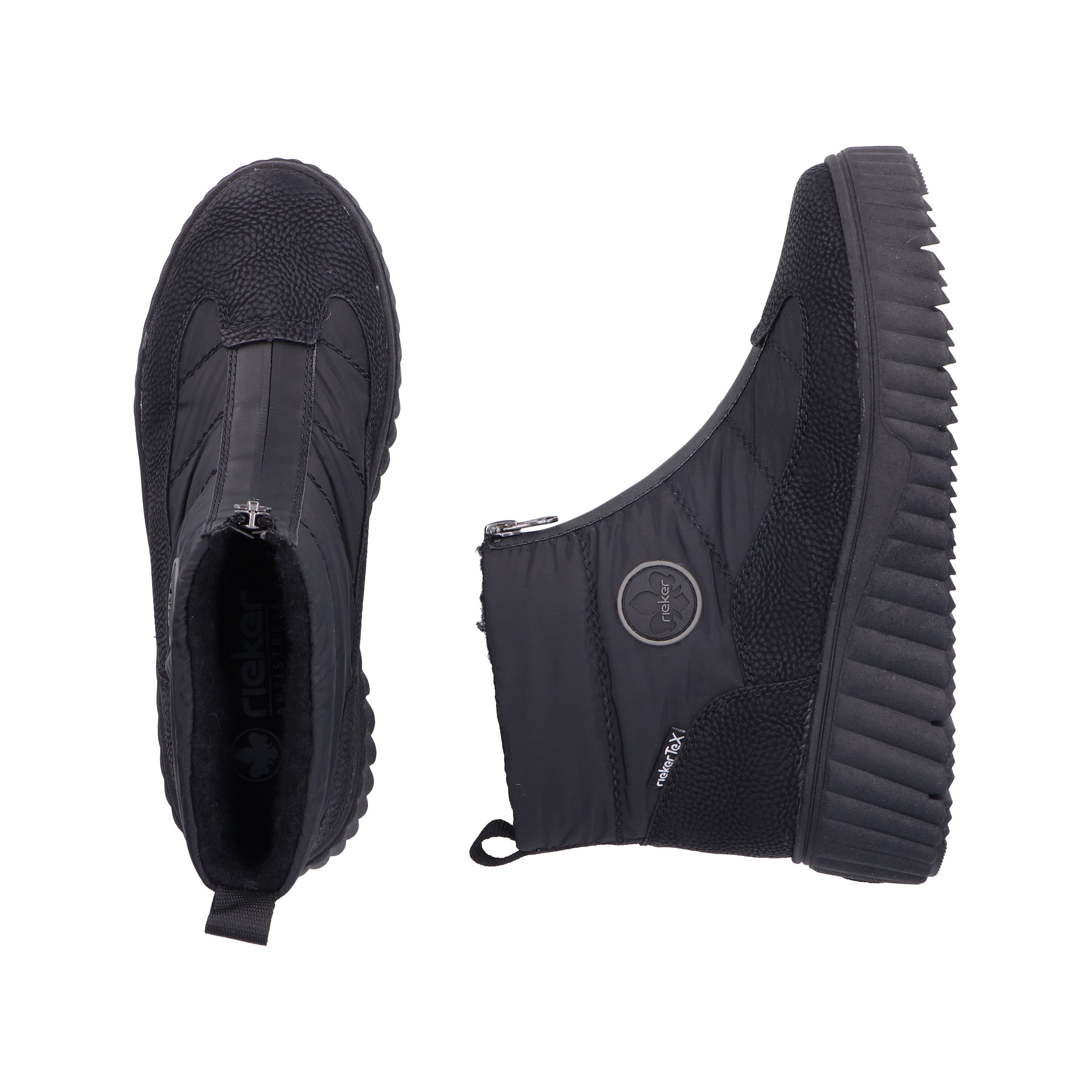 Rieker Winterlaarzen , outdoorlaarzen, snowboots met ritssluiting op de wreef