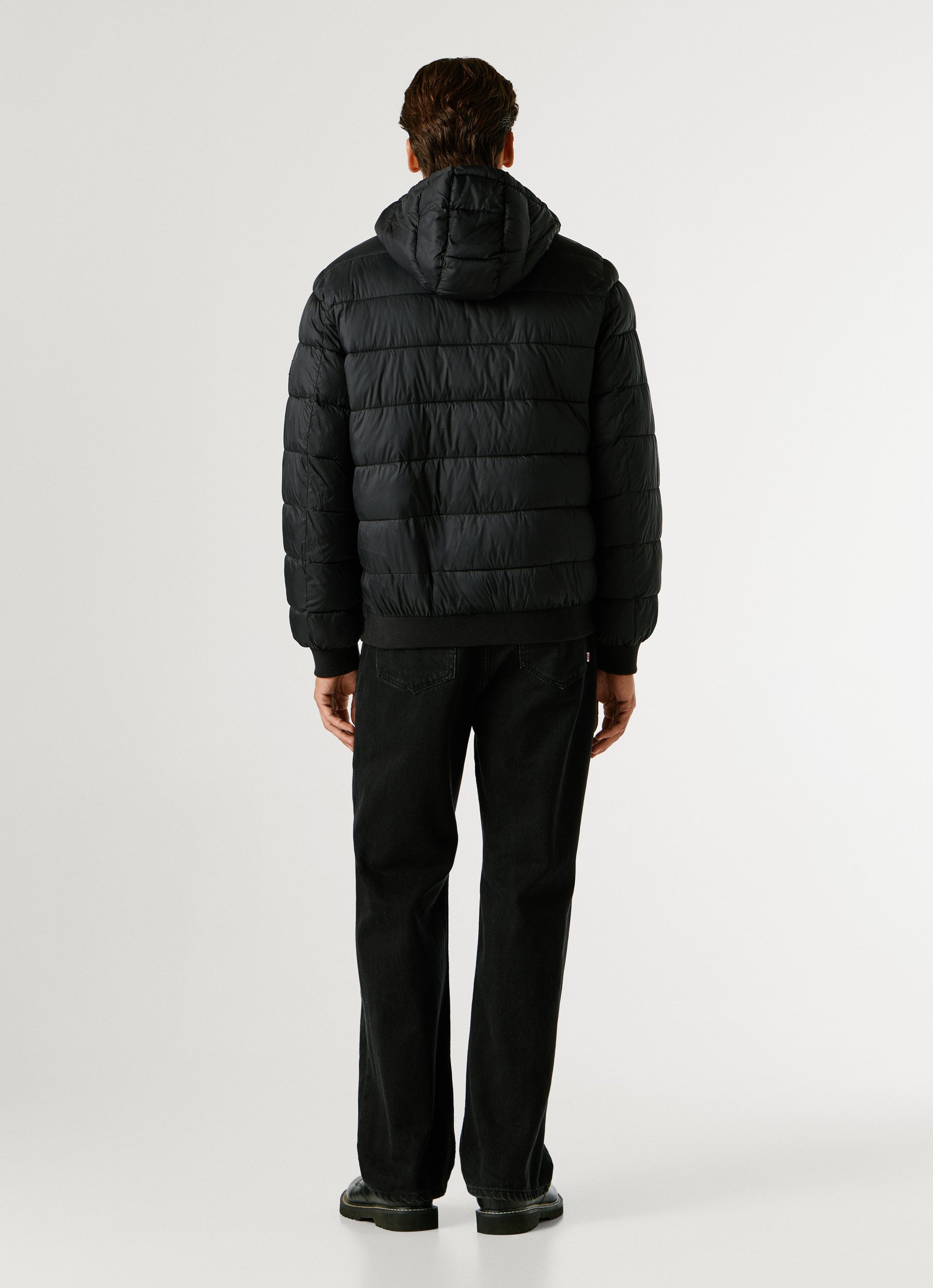 Pepe Jeans Gewatteerde jas PUFFER HOOD Regular fit met capuchon