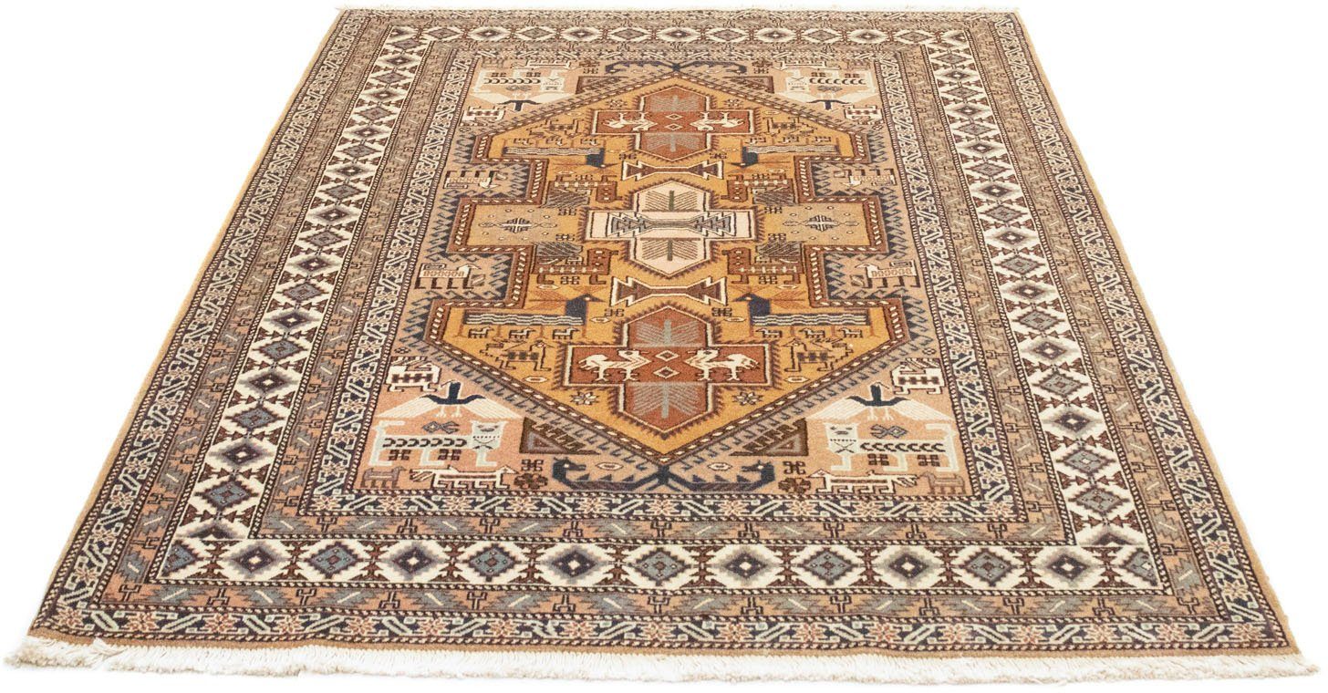 morgenland Wollen kleed Ardebil vloerkleed met de hand geknoopt terracotta handgeknoopt