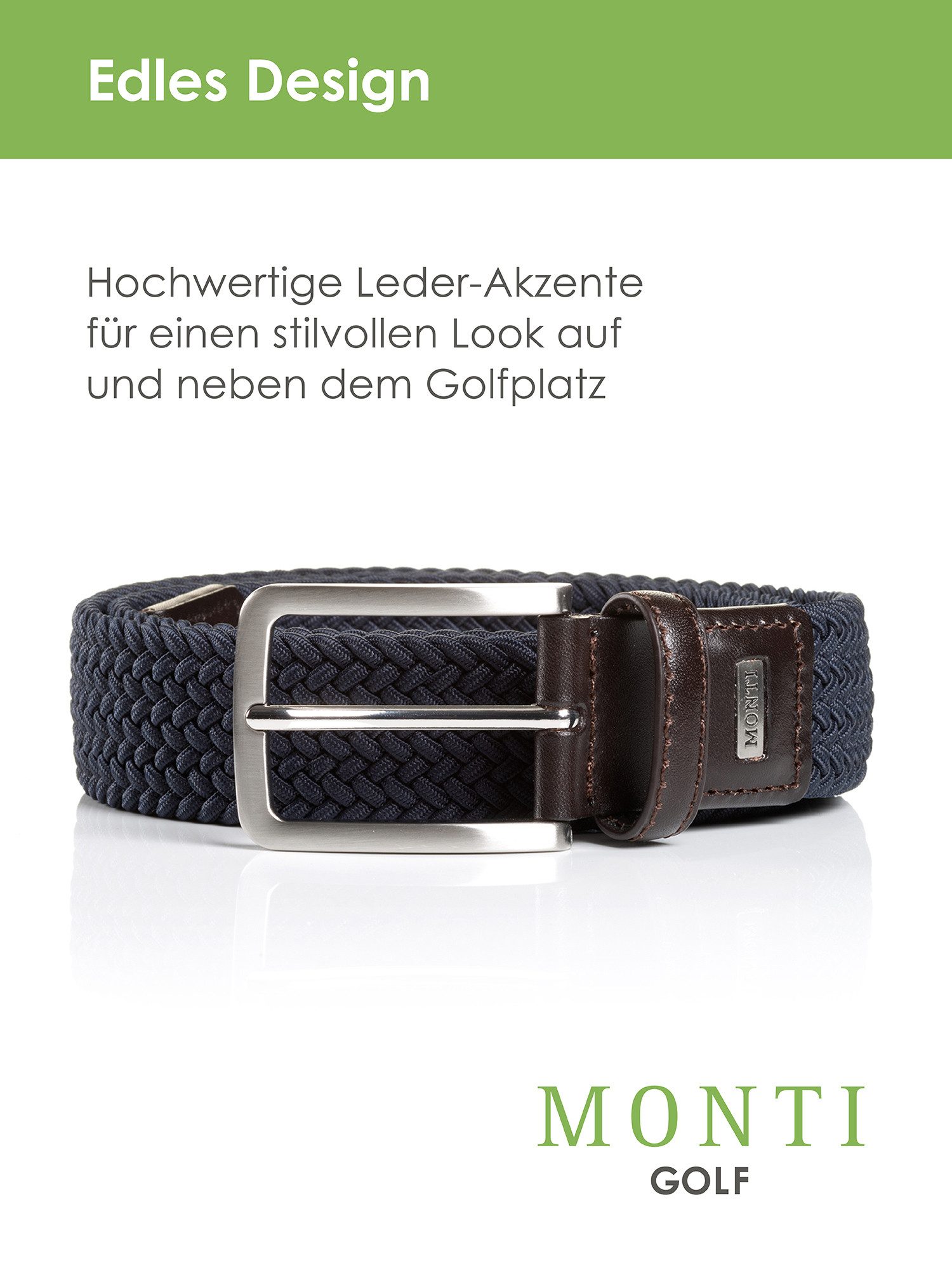 MONTI Gevlochten riem Birdie