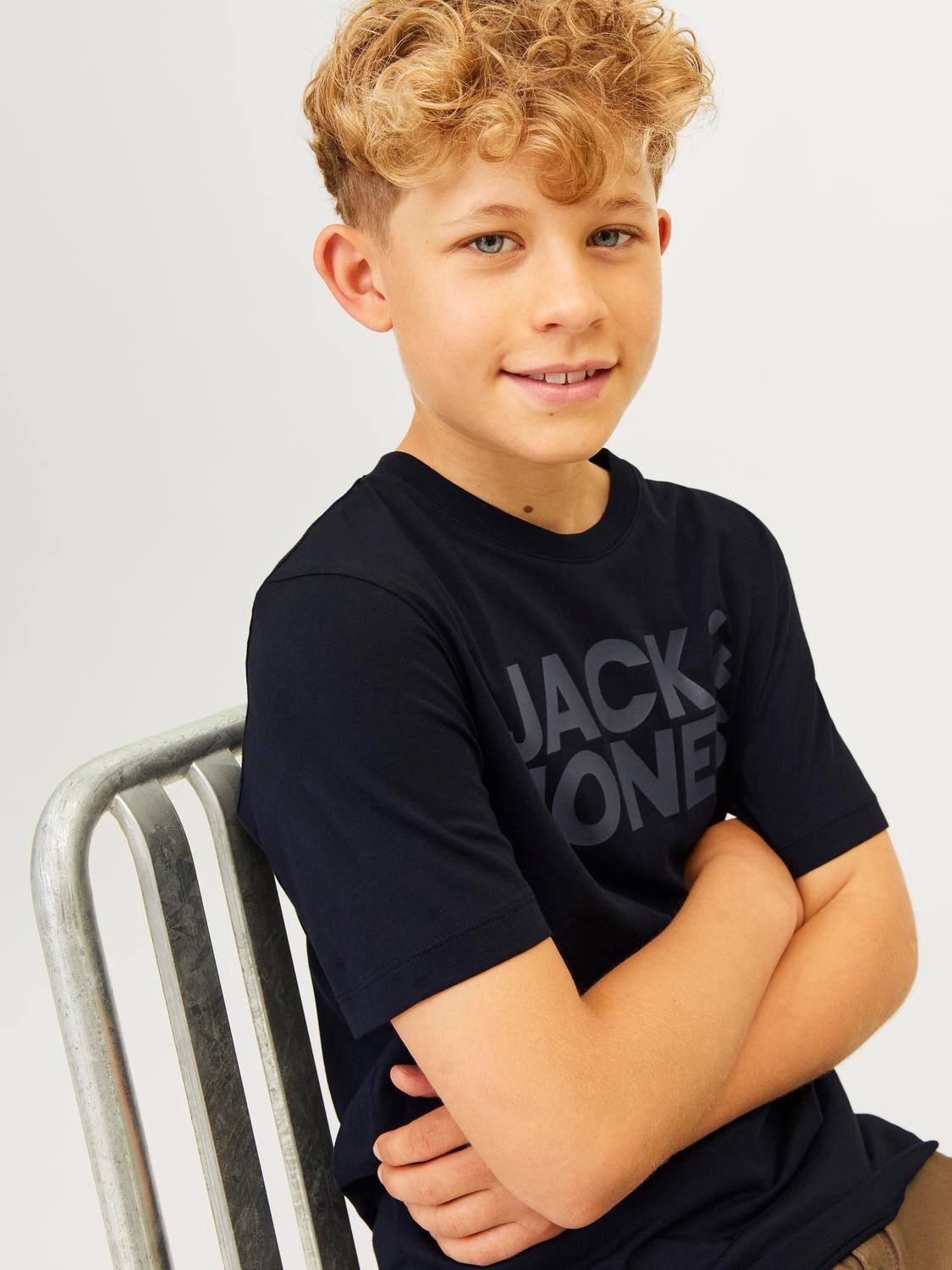 Jack & Jones Junior Shirt met korte mouwen JJECORP LOGO TEE SS O-NECK NOOS JNR