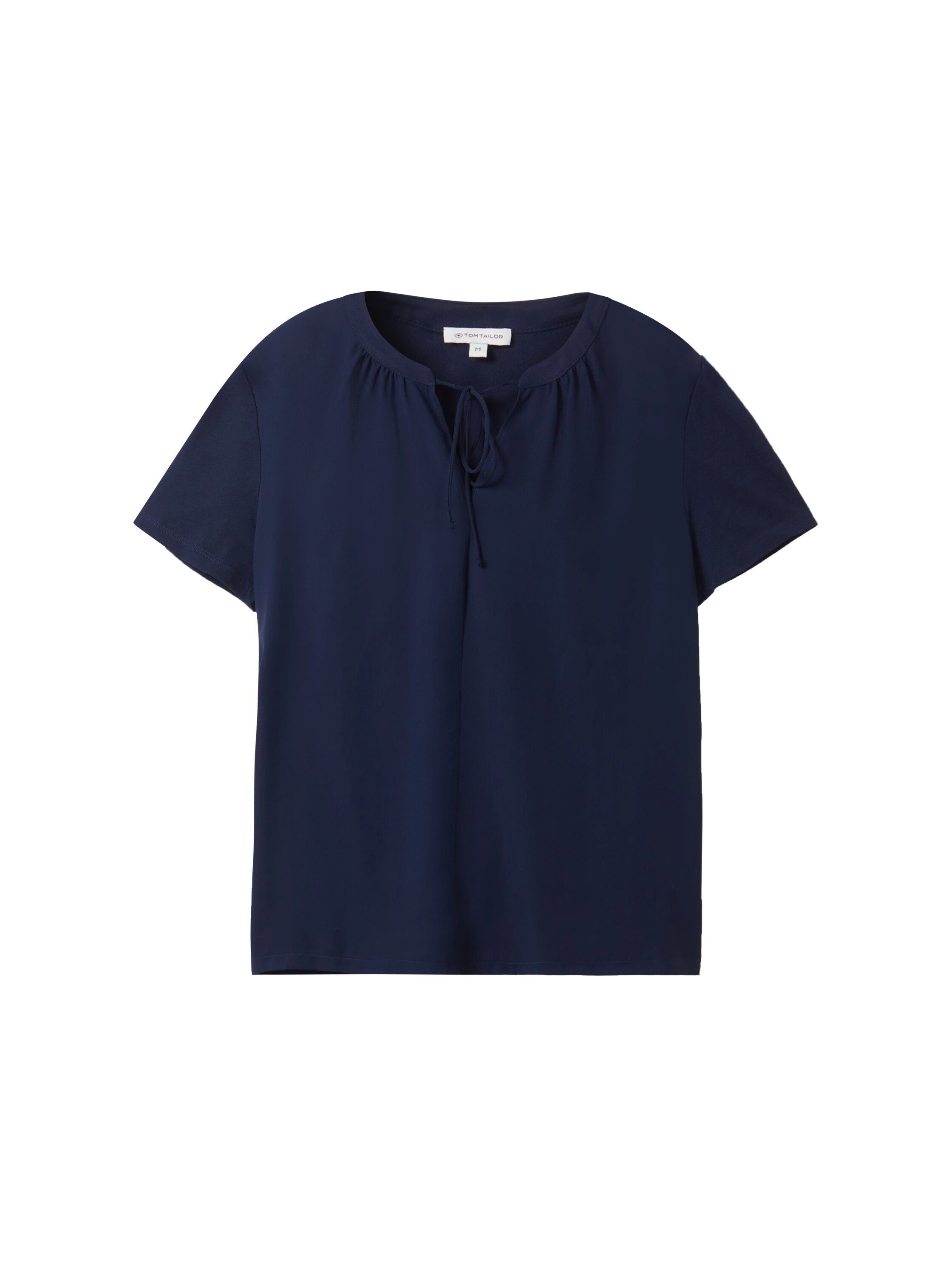 Tom Tailor T-shirt met henleyhals