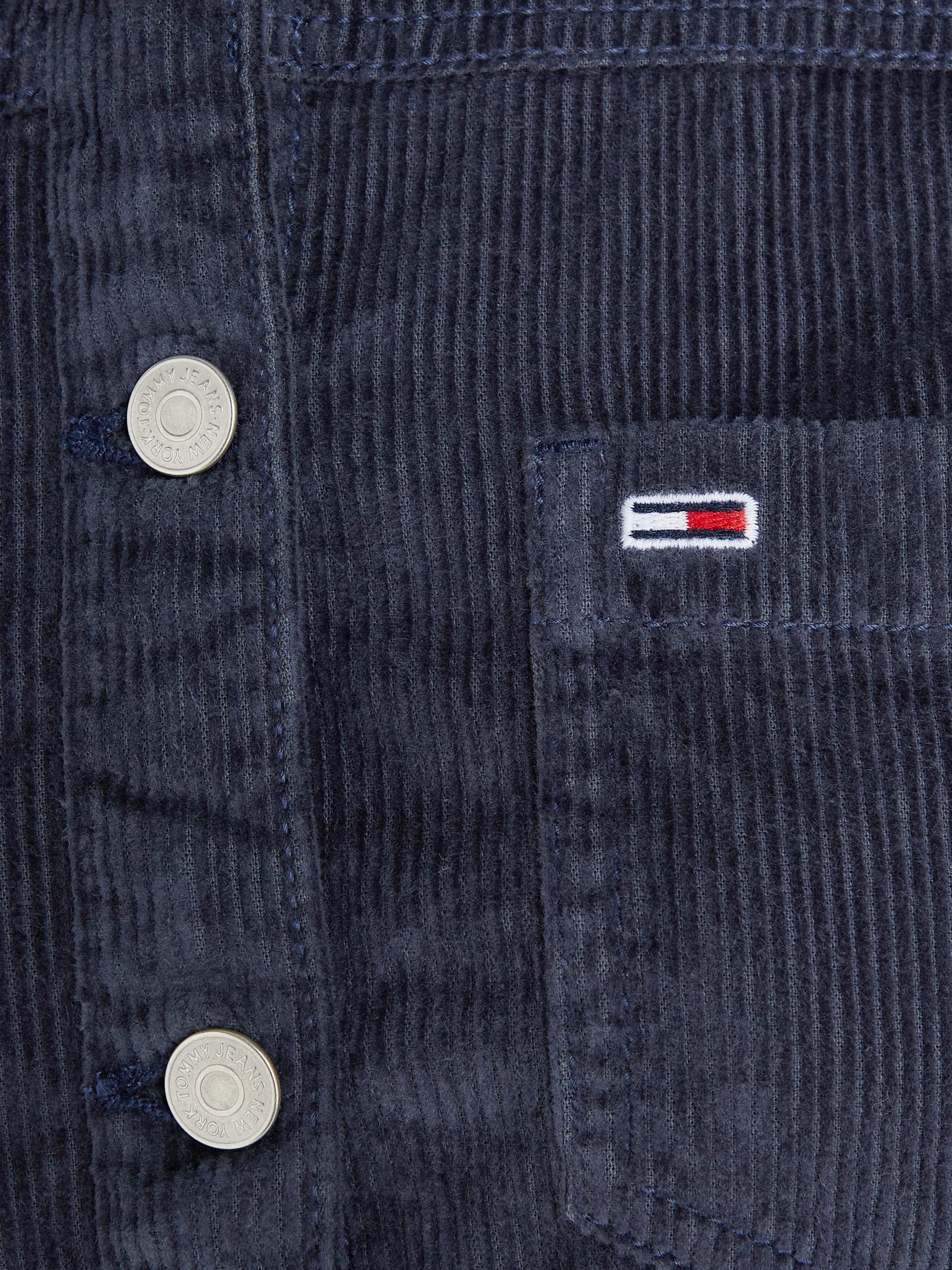 TOMMY JEANS Cordjurk TJW SLIM LS WASHED CORD DRESS