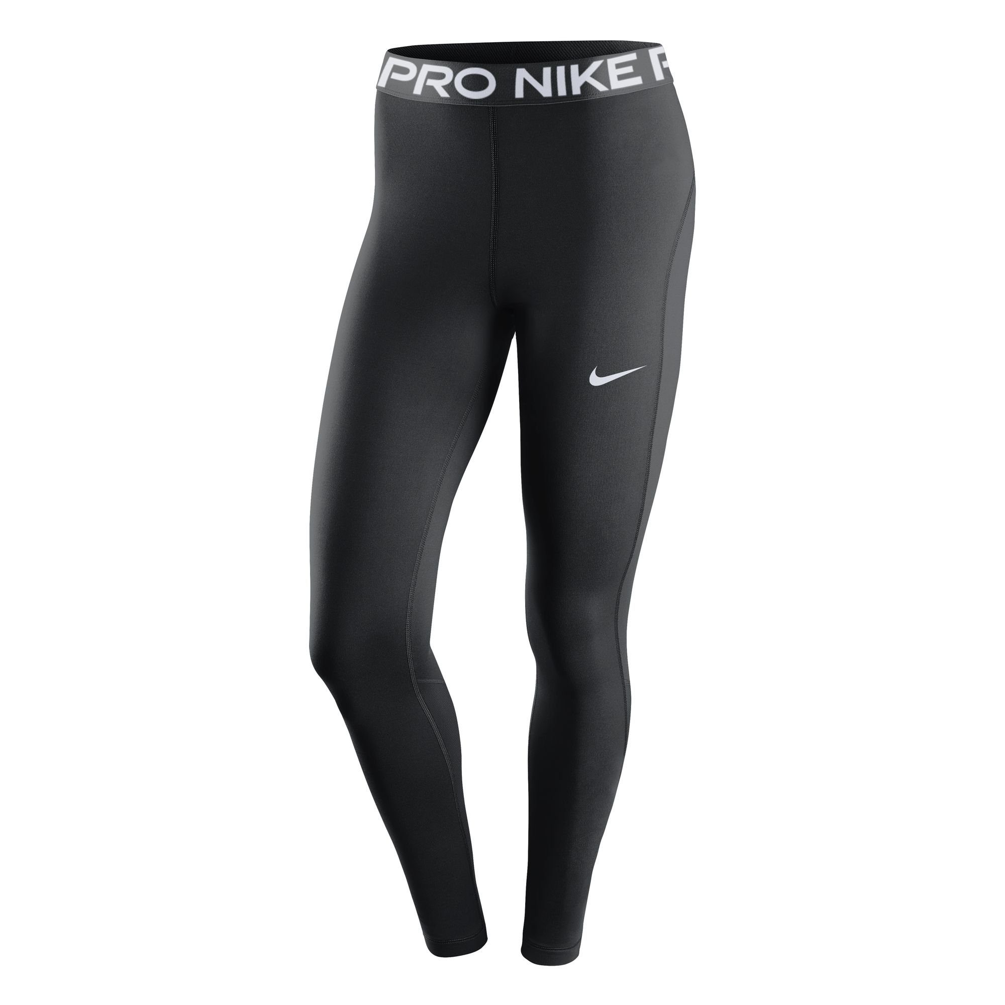 Nike Trainingstights PRO WOMEN'S MID-RISE MESH-PANELED LEGGINGS