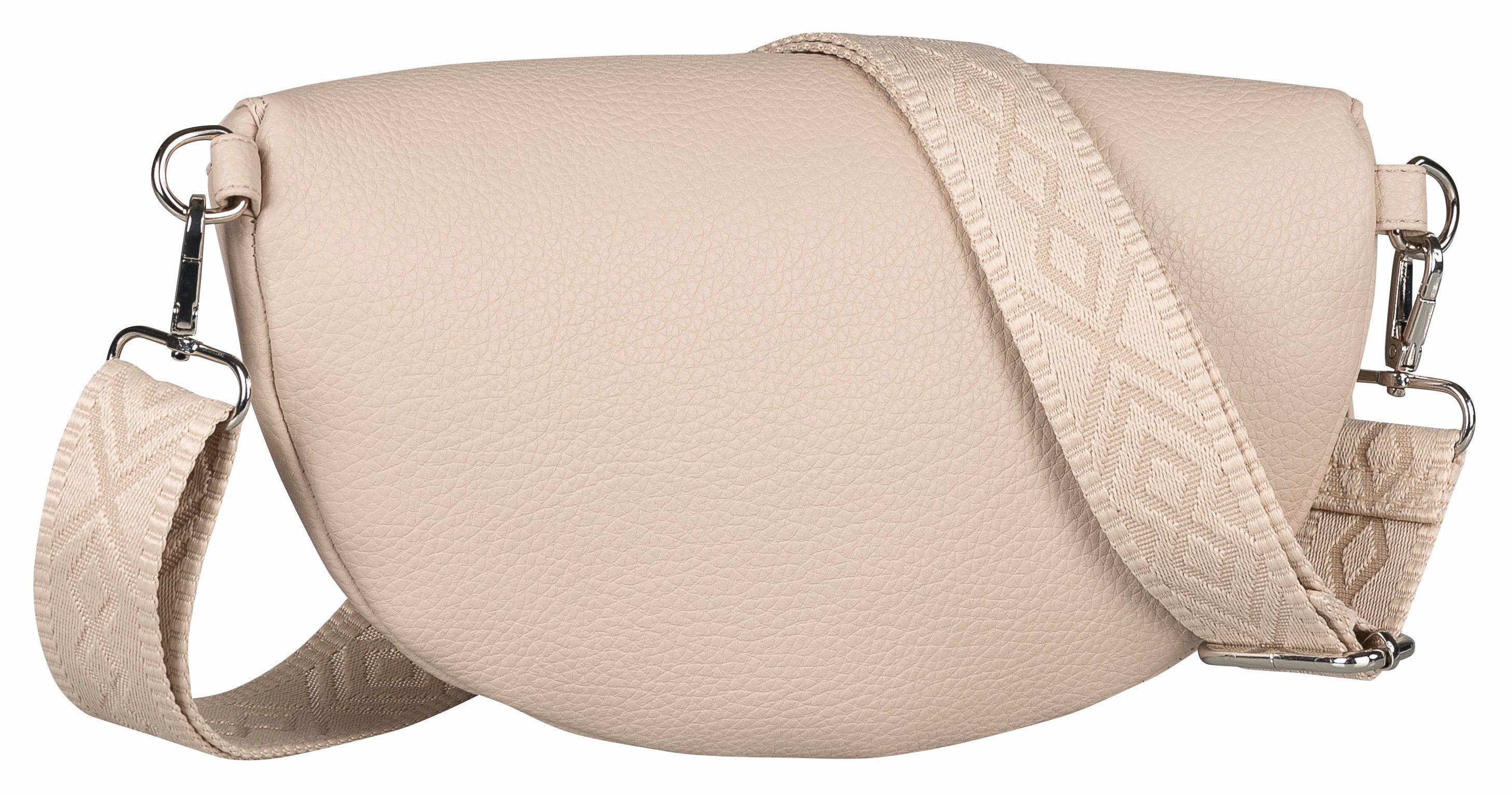 Bruno Banani Buiktasje Amalfi Heuptas schoudertas brede riem crossbody bag