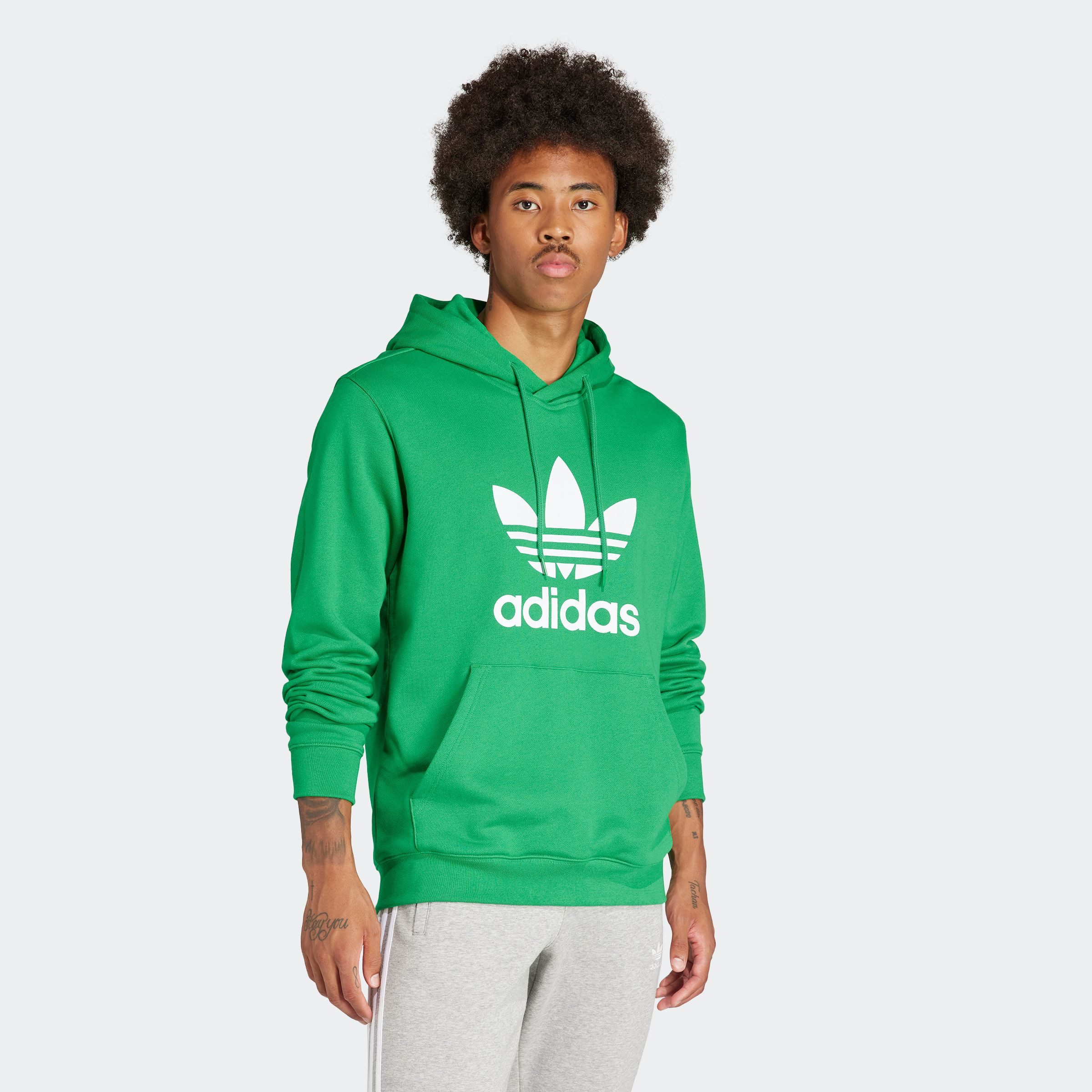 adidas Originals Hoodie TREFOIL HOODY Hoodie, sweatshirt met grote logo-opdruk