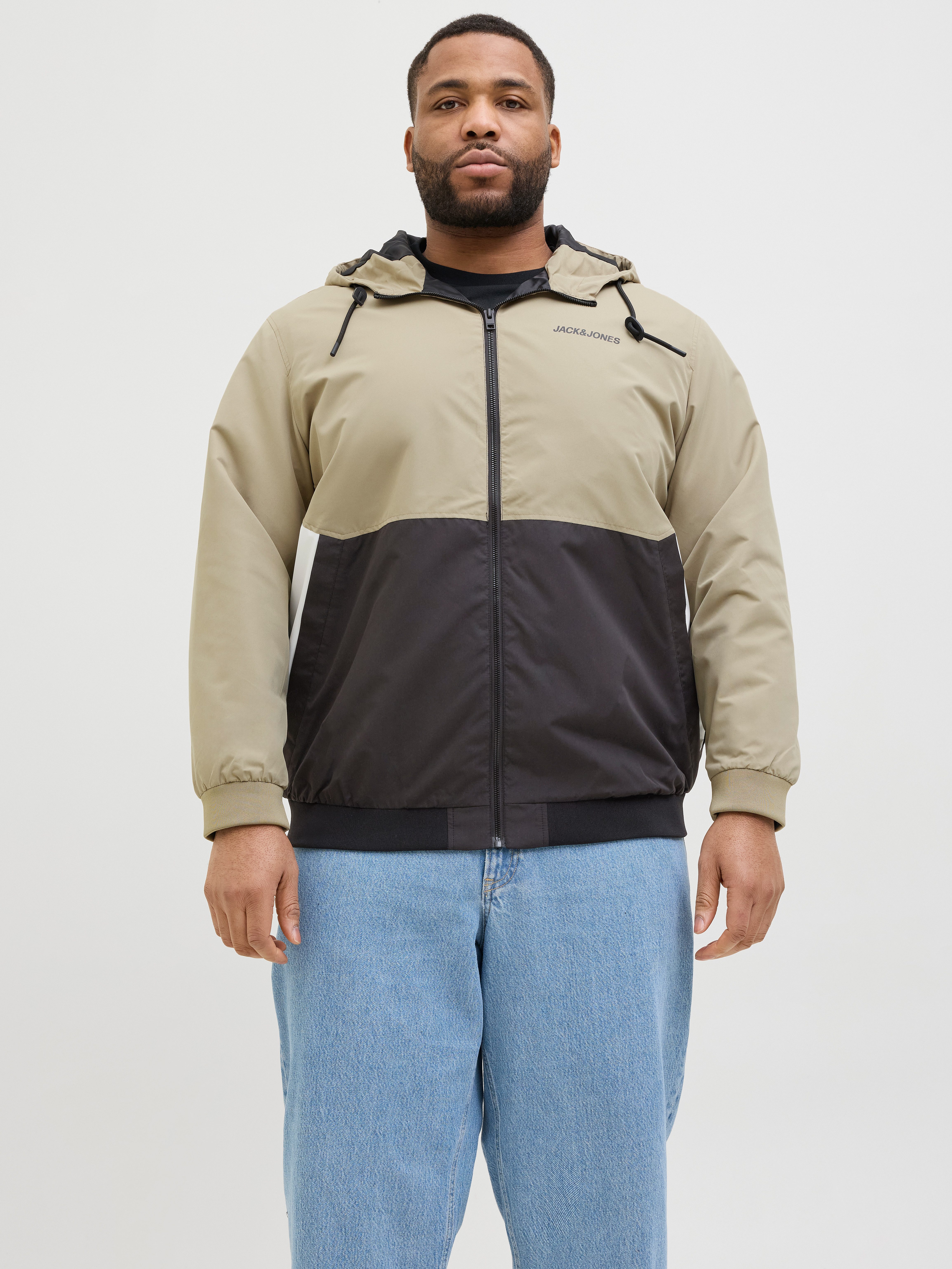 Jack & Jones PlusSize Bomberjack JJERUSH HOOD BOMBER NOOS PLS