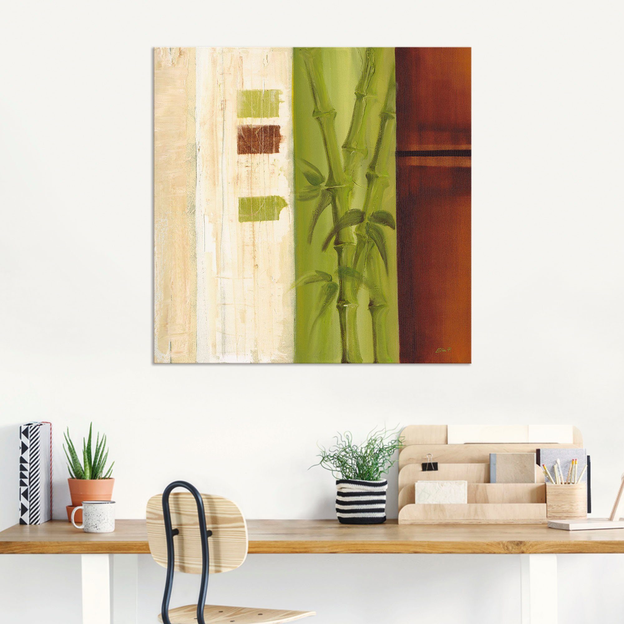 Artland Artprint Bamboe I als artprint van aluminium, artprint op linnen, muursticker of poster in verschillende maten