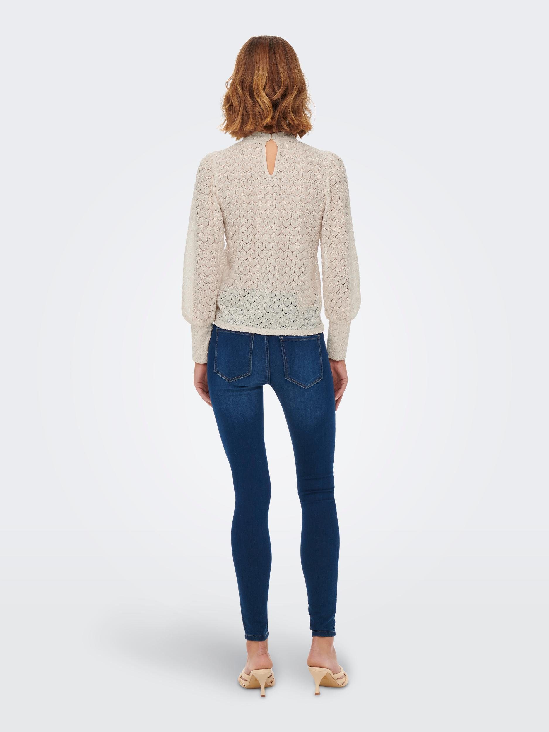 JDY Shirt met lange mouwen JDYAVERY L/S LACE TOP JRS NOOS