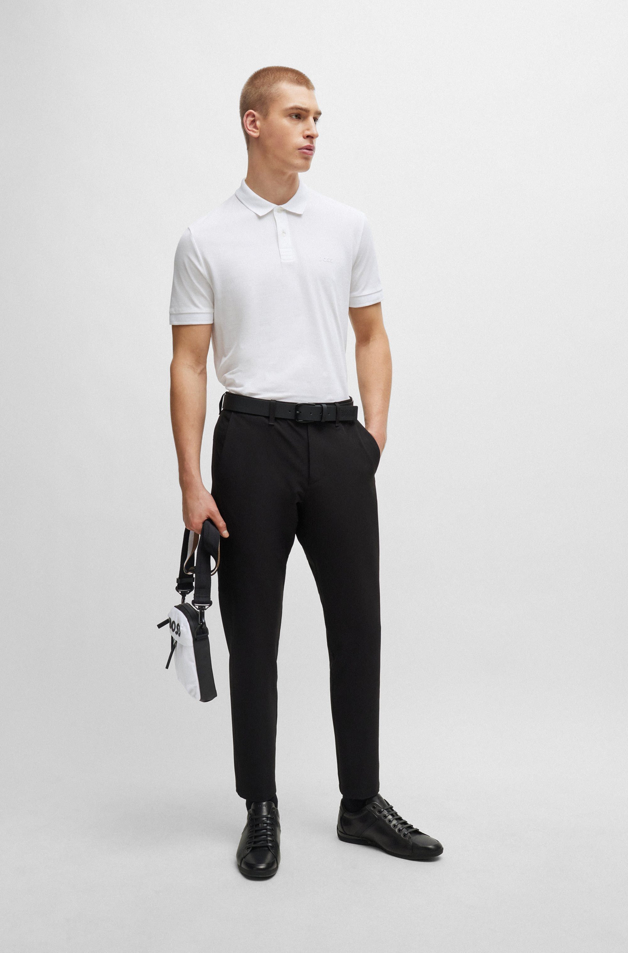 BOSS GREEN Poloshirt Pio 1 met een polokraag