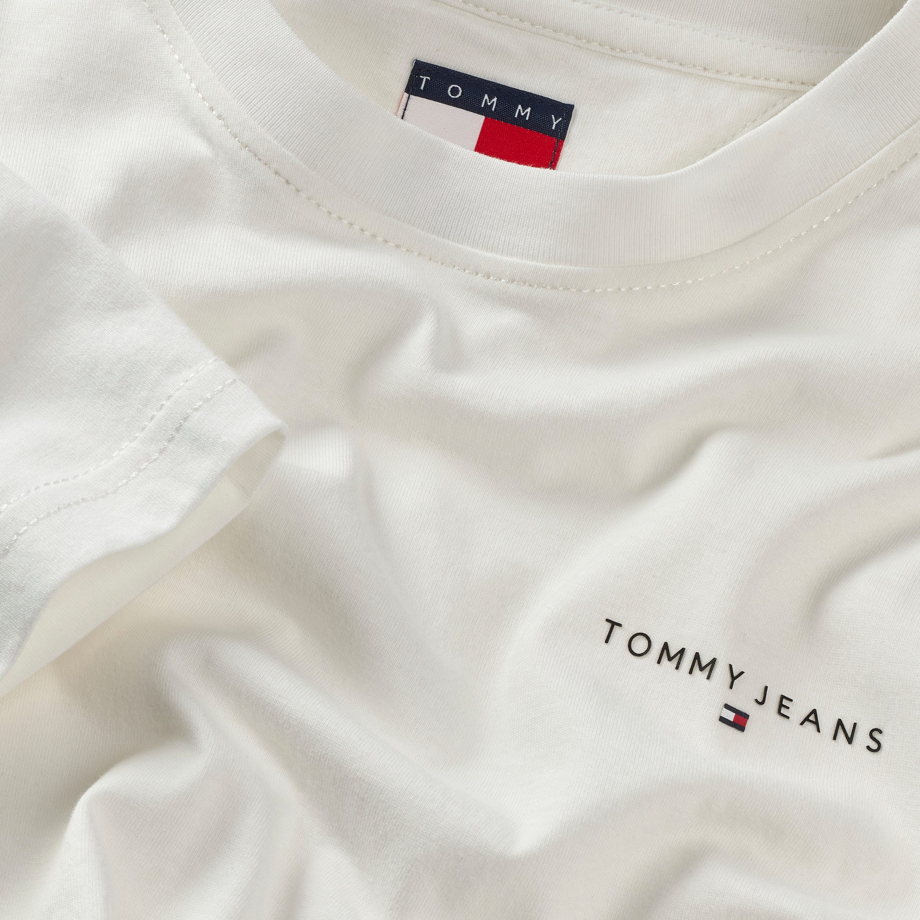 TOMMY JEANS T-shirt TJM SLIM LINEAR CHEST TEE EXT