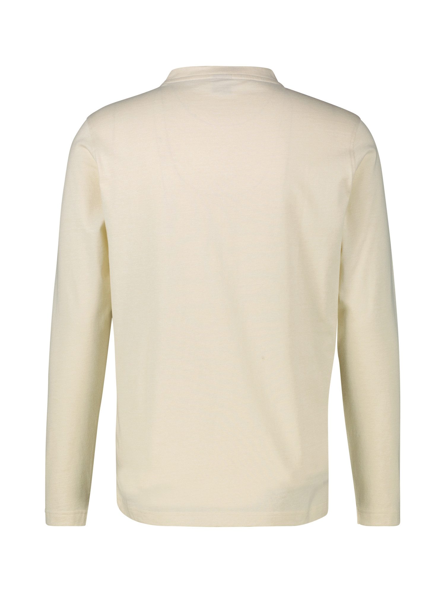 Lerros Sweatshirt LERROS Serafino-shirt met lange mouwen voor heren