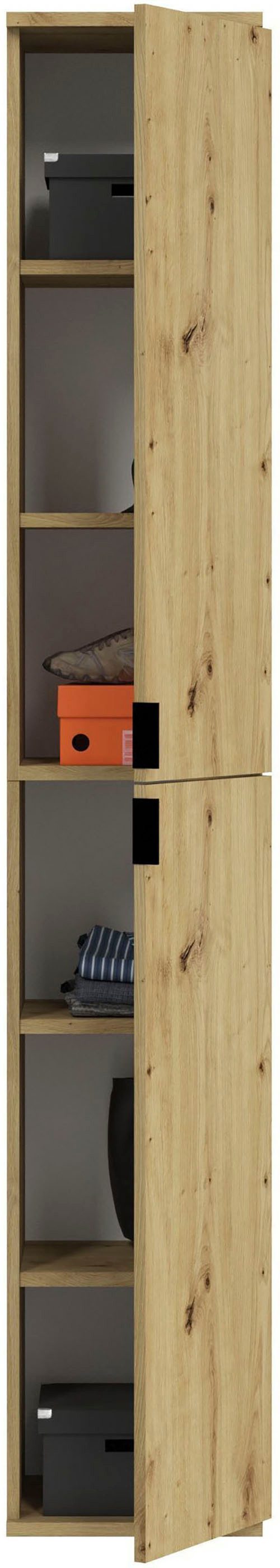 INOSIGN Halmeubelset Trondheim, 91 cm, bestaande uit 2 Kasten, 6 Deuren, 15 Vakken (set, 2-delig)