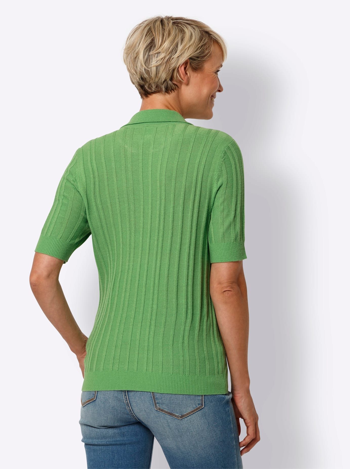 Classic Basics Trui met polokraag Trui met korte mouwen