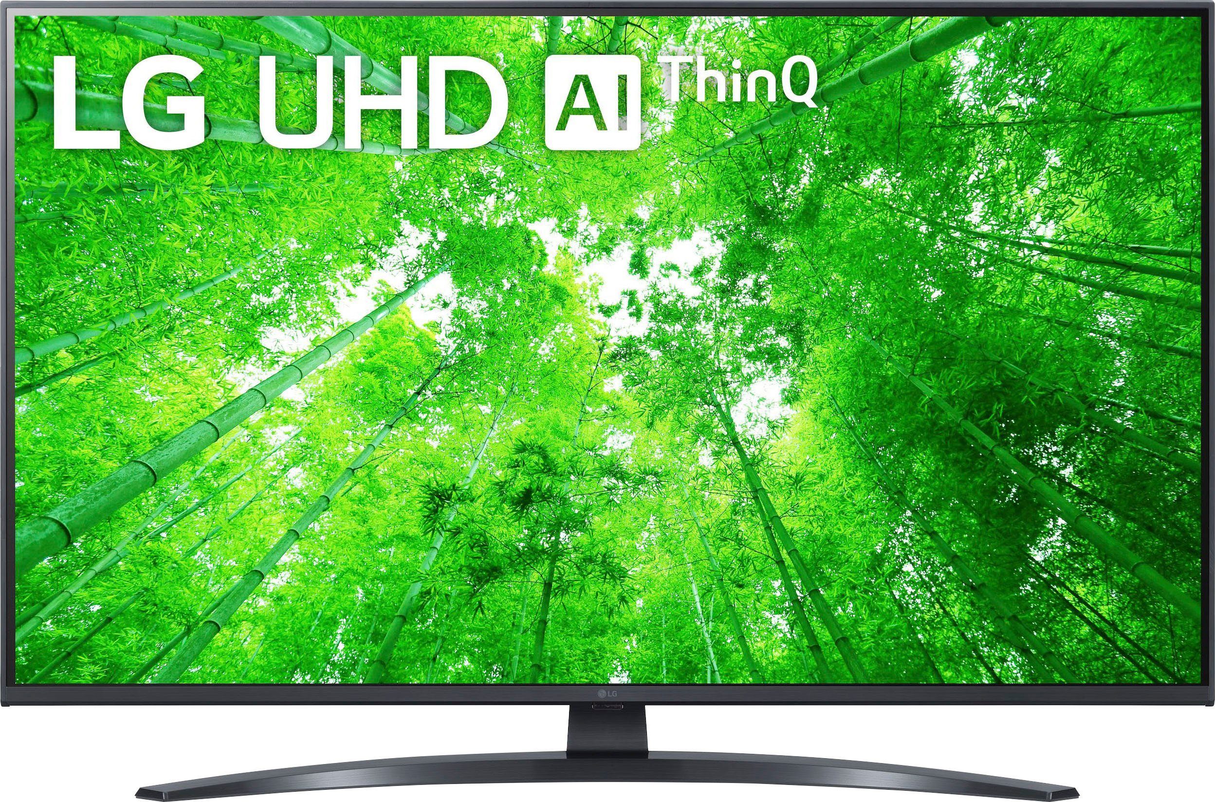LG LCD-led-TV 43UQ81009LB, 108 cm / 43 ", 4K Ultra HD, Smart TV, Active HDR met HDR10 Pro - α5 Gen5 4K AI-processor - inclusief Magic-remote afstandsbediening