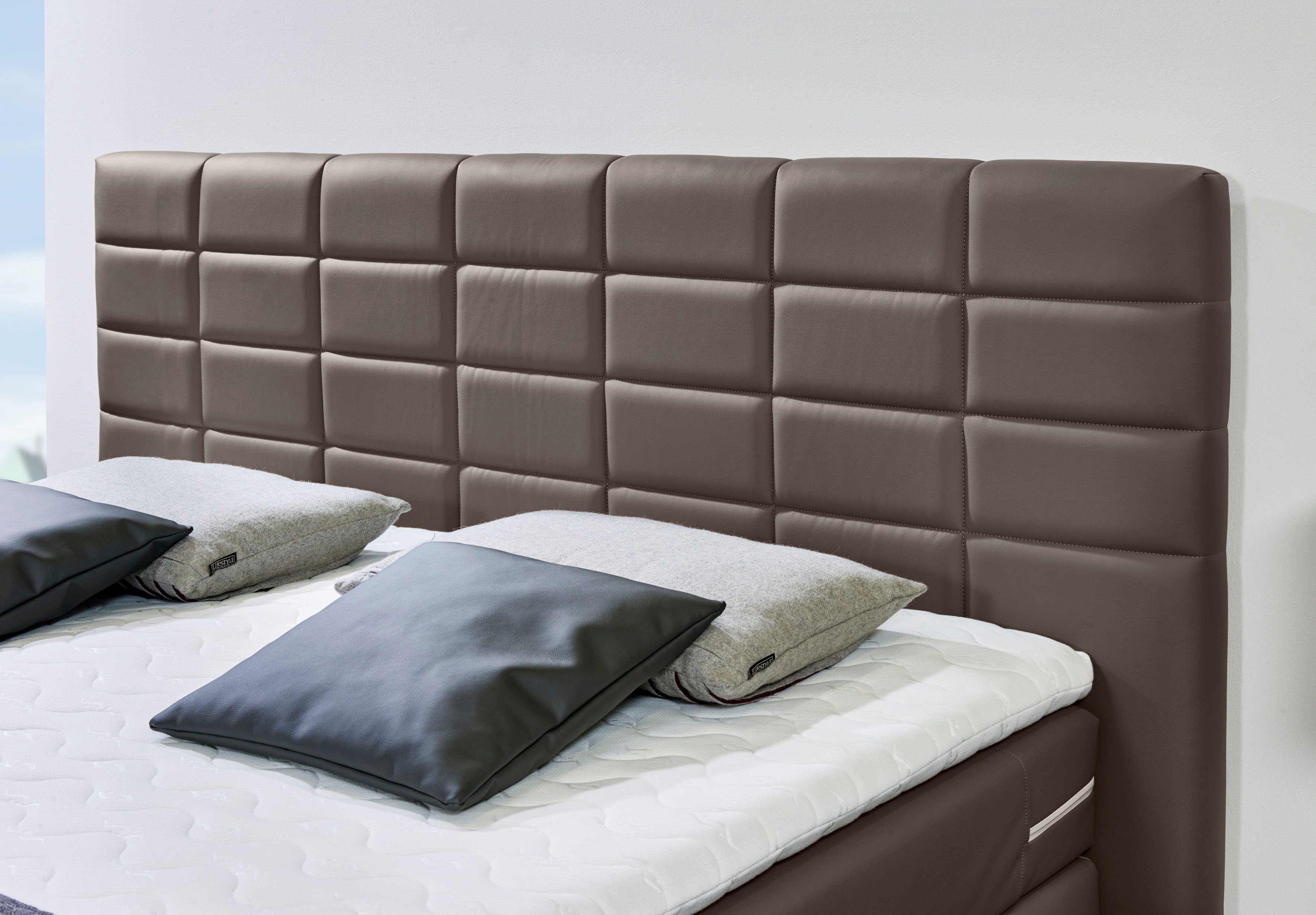 INOSIGN Boxspring Lethbridge incl. bedbox en matrastopper, twee matrastypes in h2