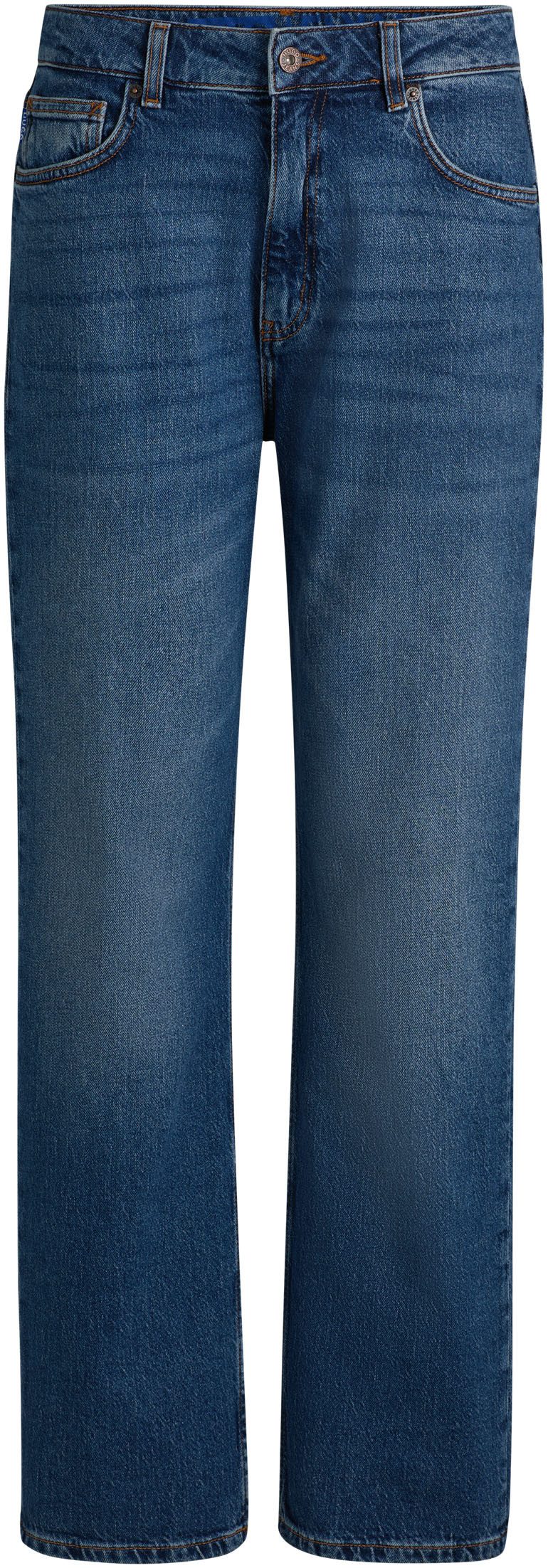 HUGO Blue Straight jeans Elyah Straight fit jeans met hoge taille, lange lengte 36