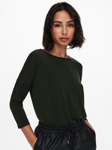 Only Shirt met 3/4 mouwen ONLGLAMOUR 3/4 TOP JRS NOOS