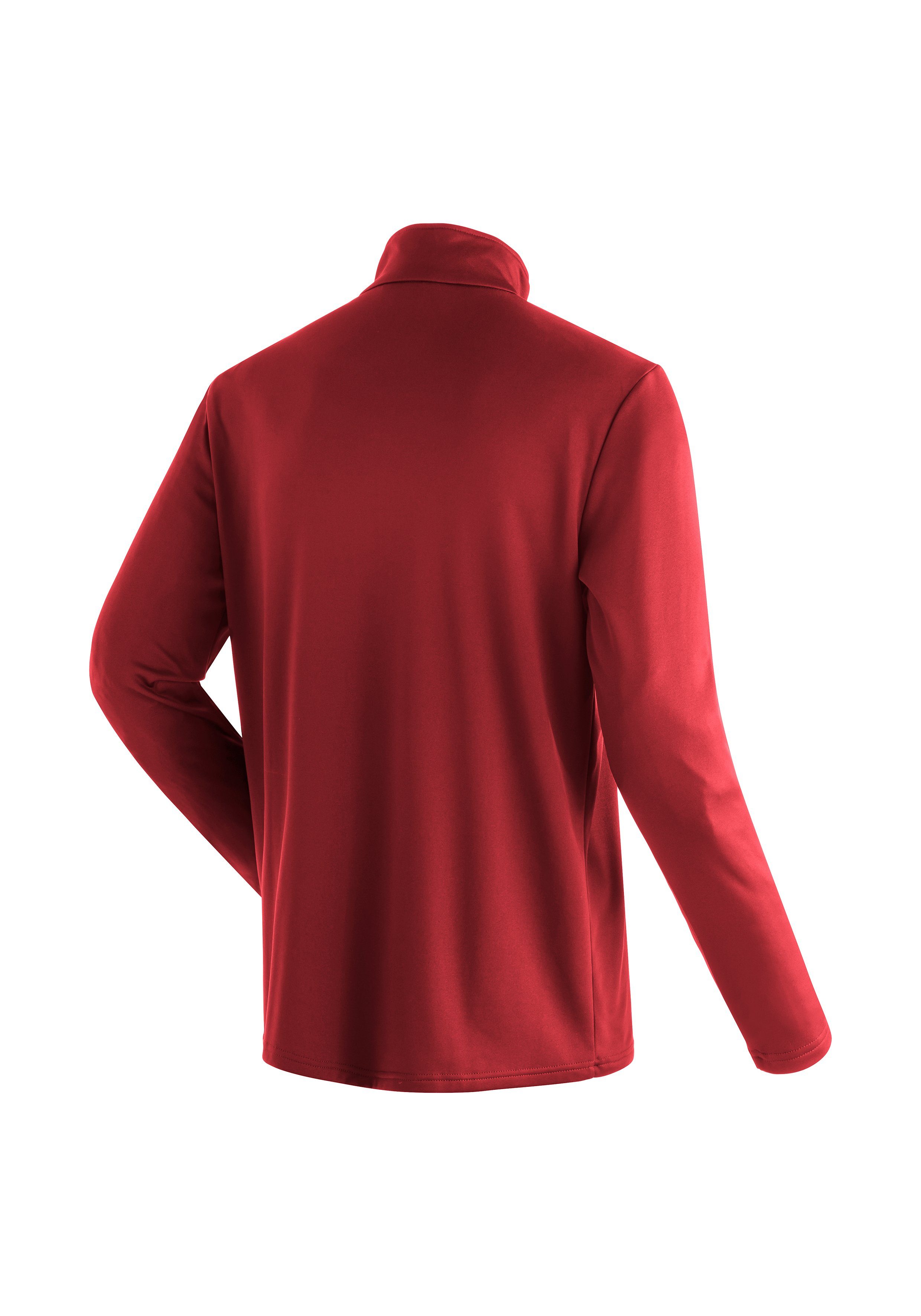 Maier Sports Fleecetrui Felix Heren fleece, functionele midlayer, half-zip, regular fit