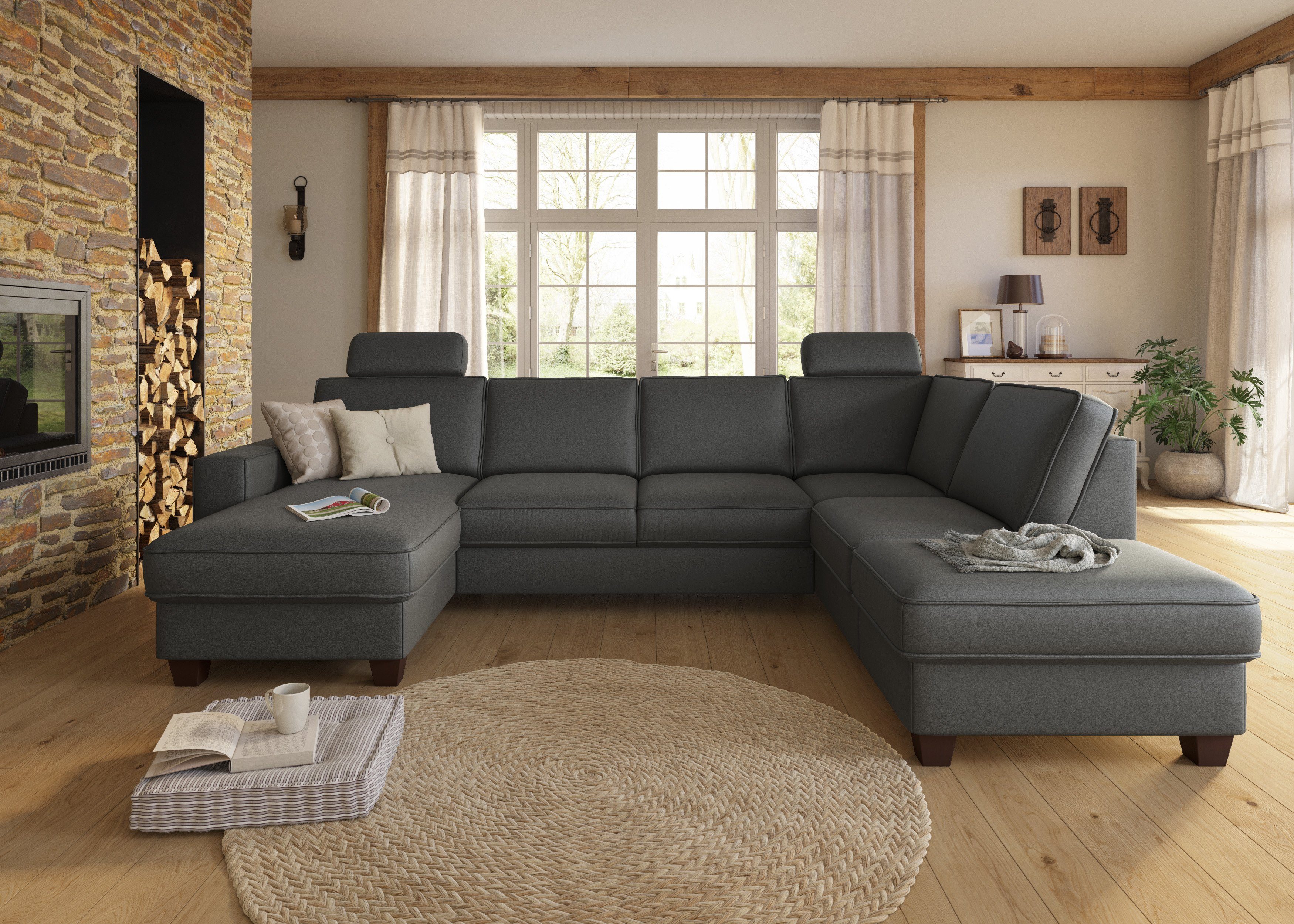 Home affaire Hoofdsteun County set van 2, passend bij de "county"-serie (set, 2 stuks)