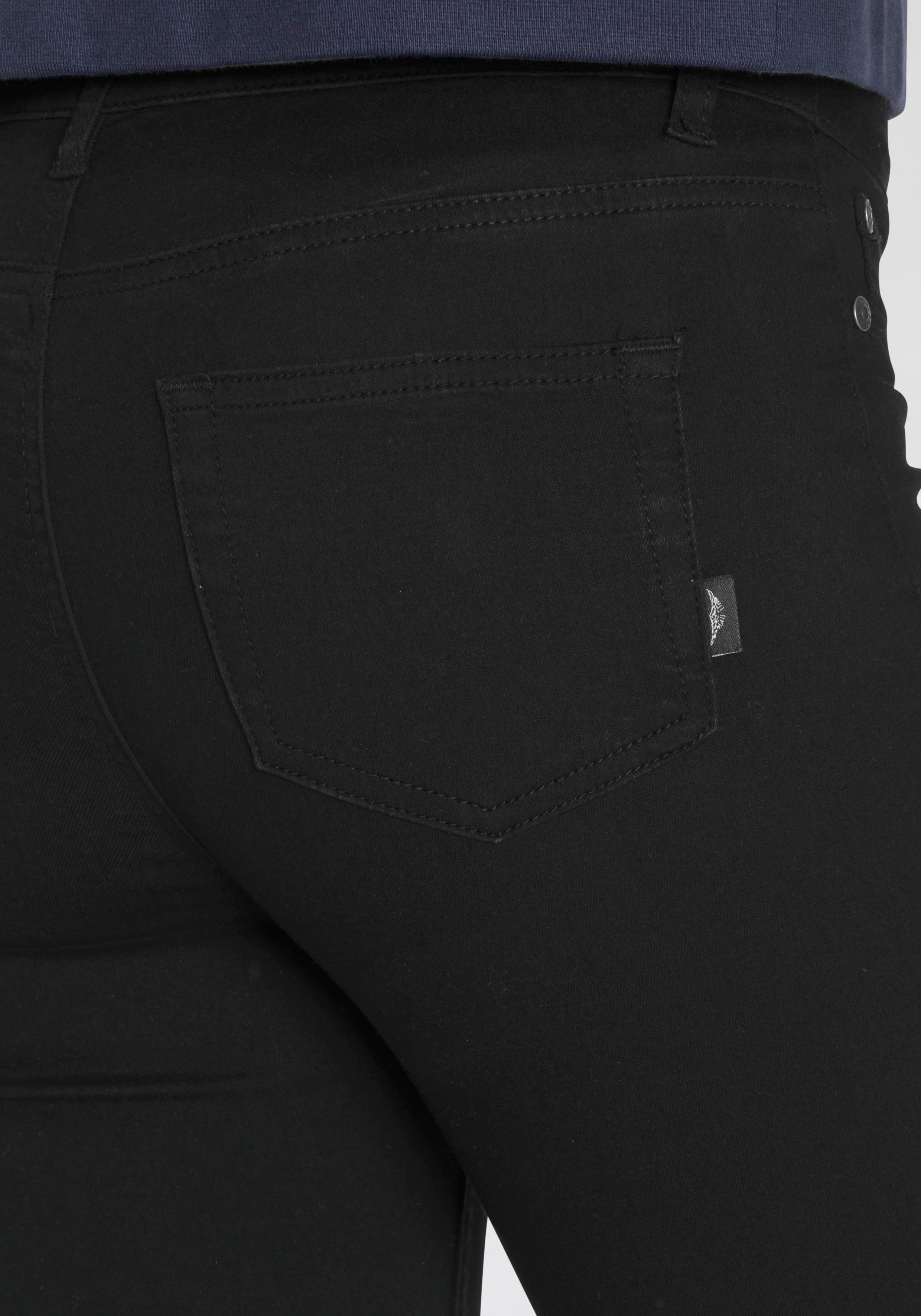 Arizona Skinny fit jeans Ultra Stretch extra-strak gesneden pasvorm, modieuze used-wassing