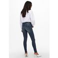 only skinny fit jeans onlwauw life mid sk dnm blauw