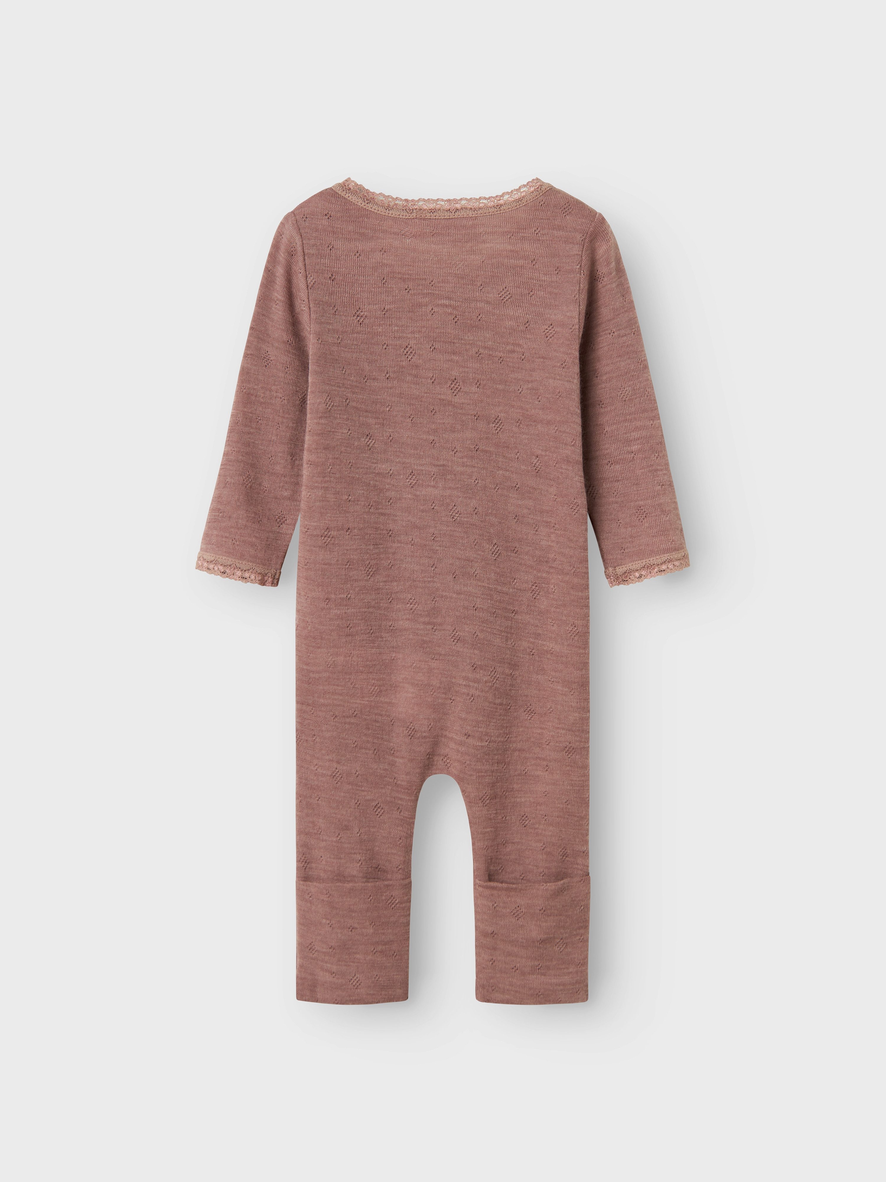 Name It Pyjama NBFWANG WOOL NEEDLE NIGHTSUIT SOLID NOOS
