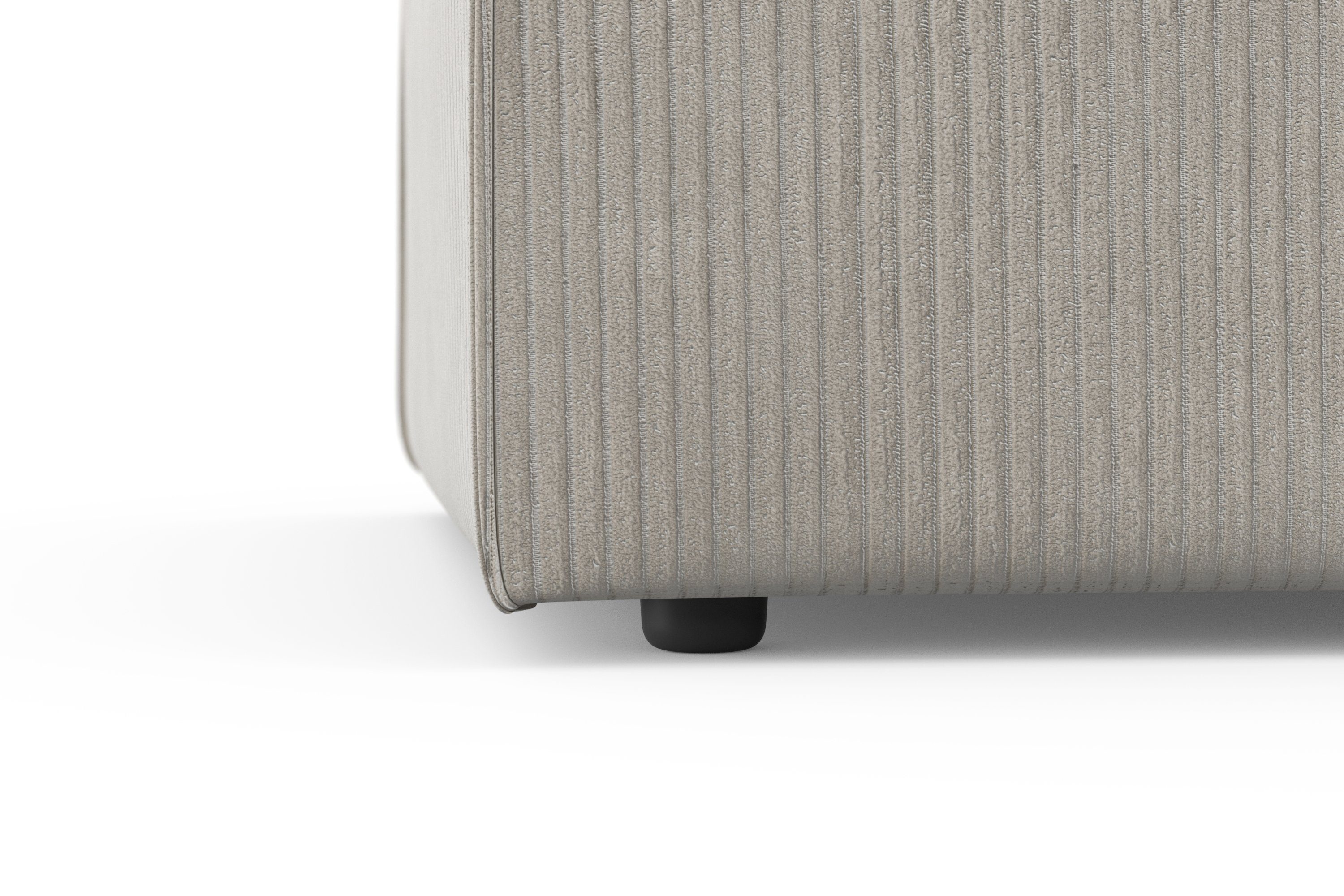 RAUM.ID Bank-hoekelement Merid, sofa-element, afmetingen B/D/H: 97/97/46 cm als module of apart te gebruiken, voor individuele samenstelling