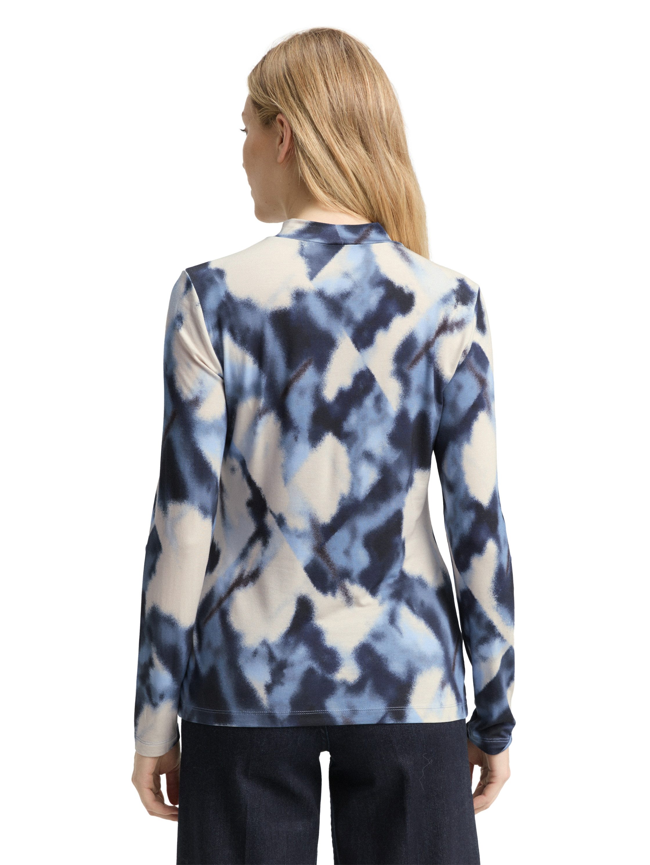 Tom Tailor Shirt met lange mouwen met print all-over