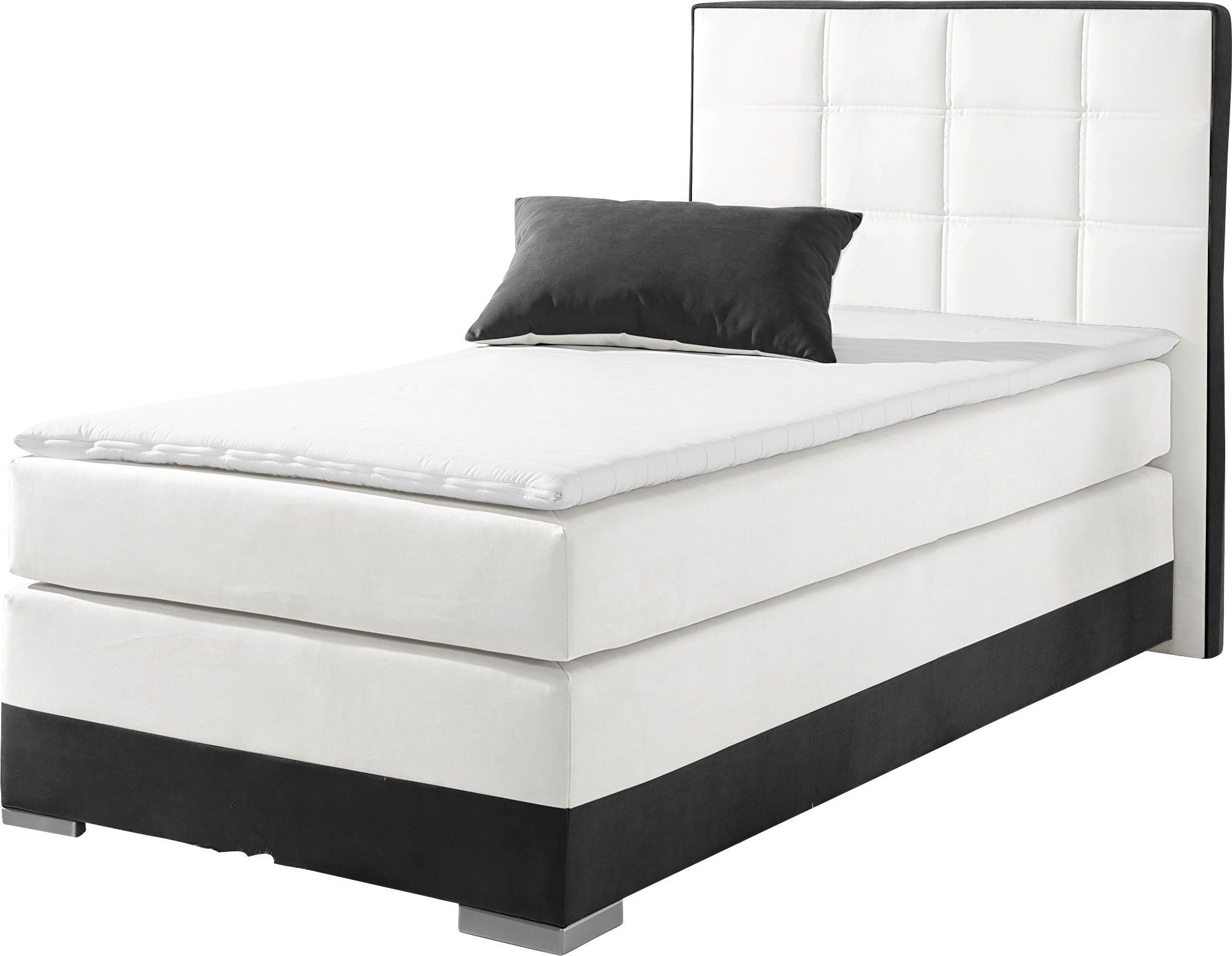 INOSIGN Boxspring inclusief topmatras en tweezijdig te gebruiken kussen