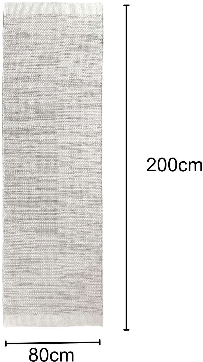 Myflair Möbel & Accessoires Set slaapkamerkleedjes WOOLY DREAM met de hand geweven tweezijdig te gebruiken kleed, mêlee, zuivere wol, woonkamer