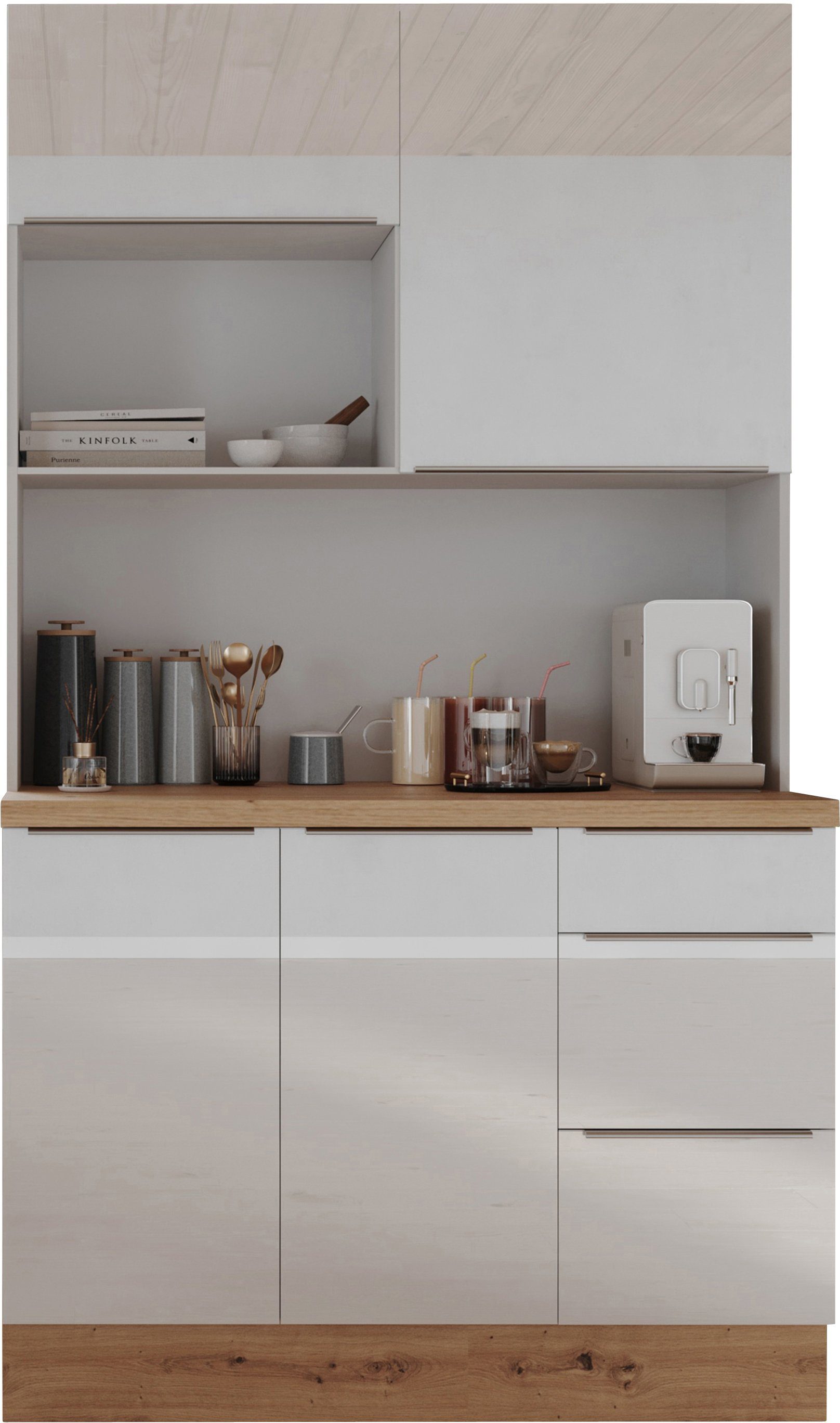 RESPEKTA Buffetkast Safado uit de Marleen serie Breedte 120 cm, met soft-close, in exclusieve configuratie voor OTTO buffetkasten wit