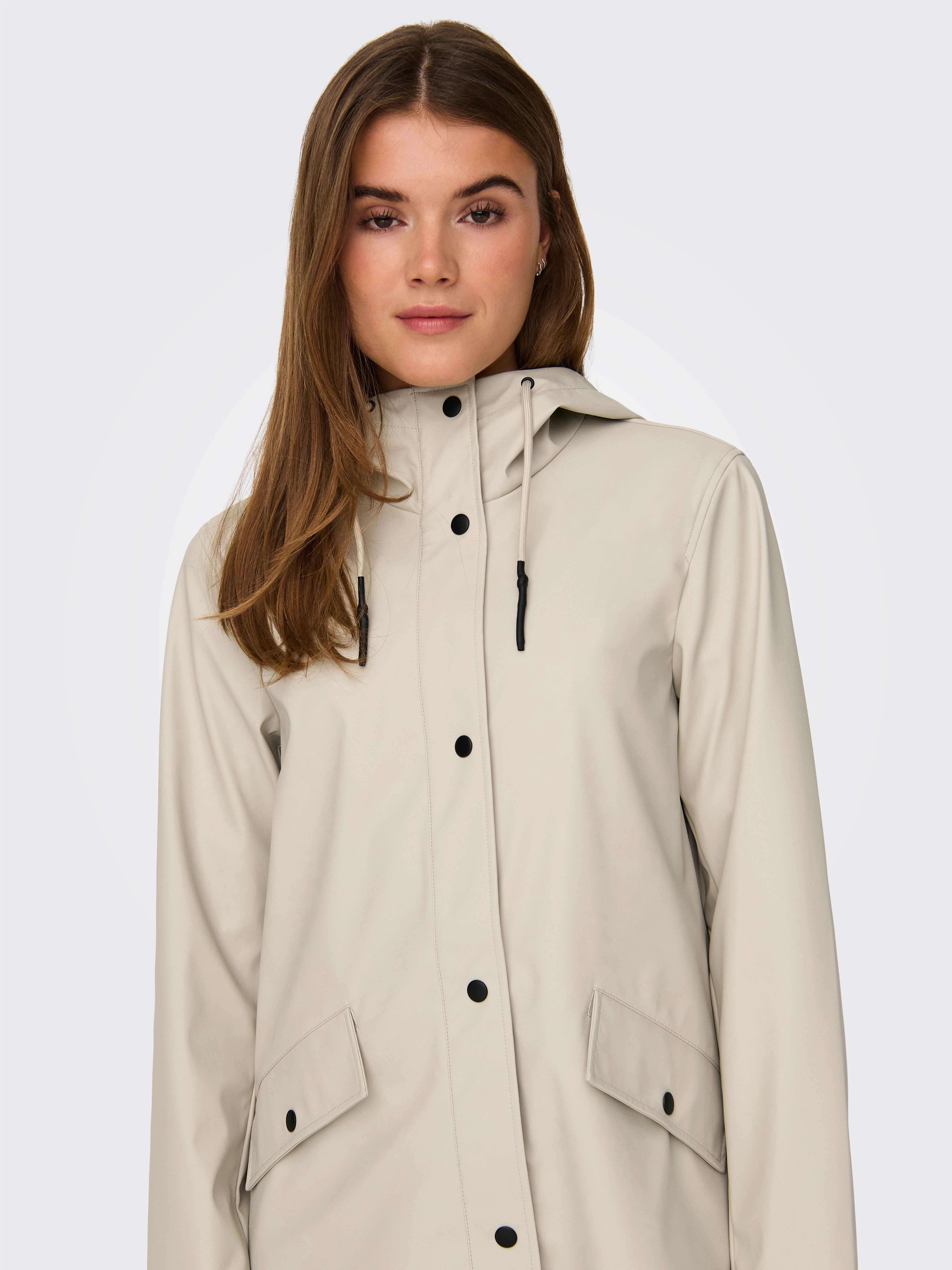 Only Korte jas ONLELISA RAINCOAT OTW NOOS
