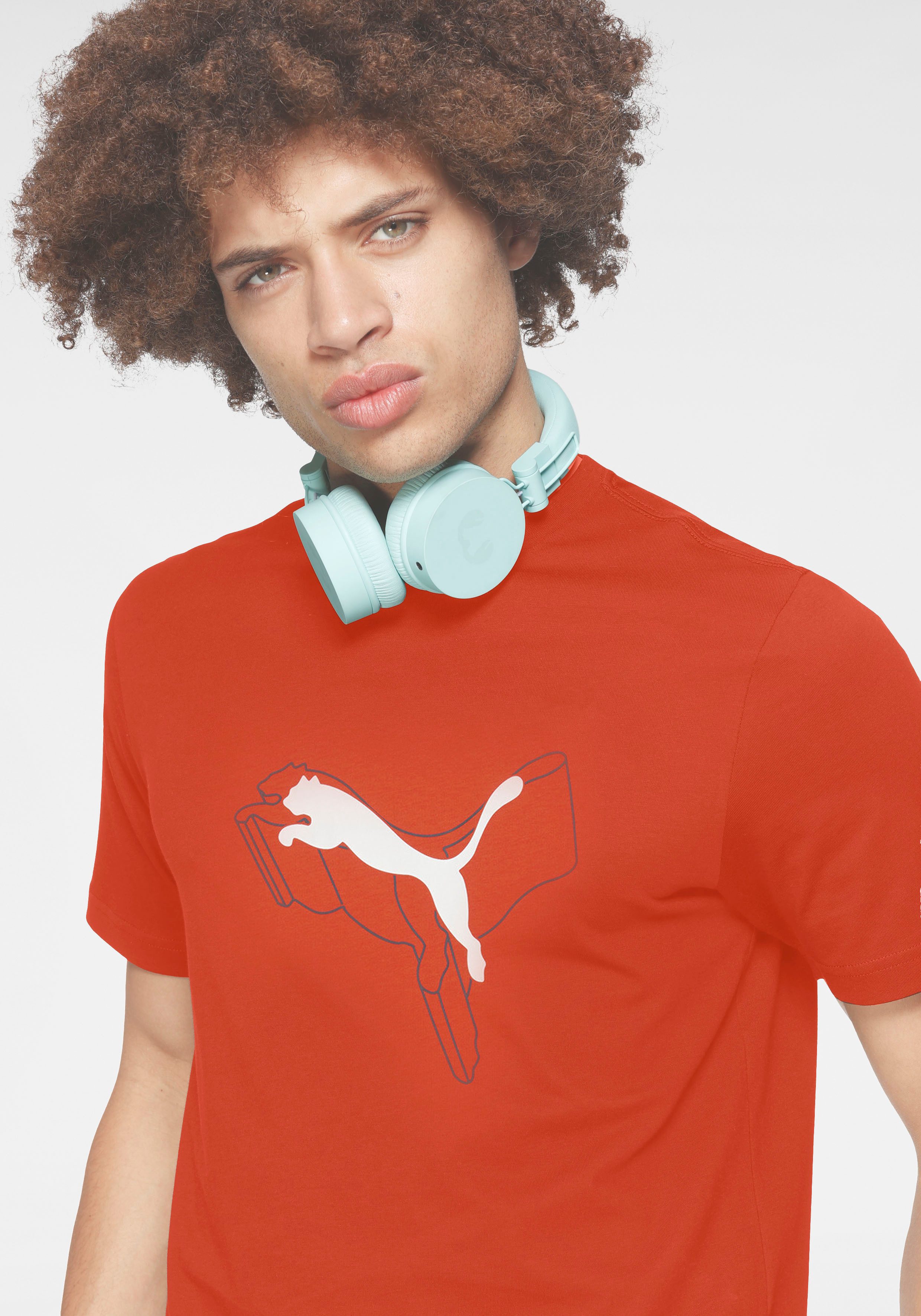 PUMA T-shirt ESS+ LOGO LAB CAT TEE