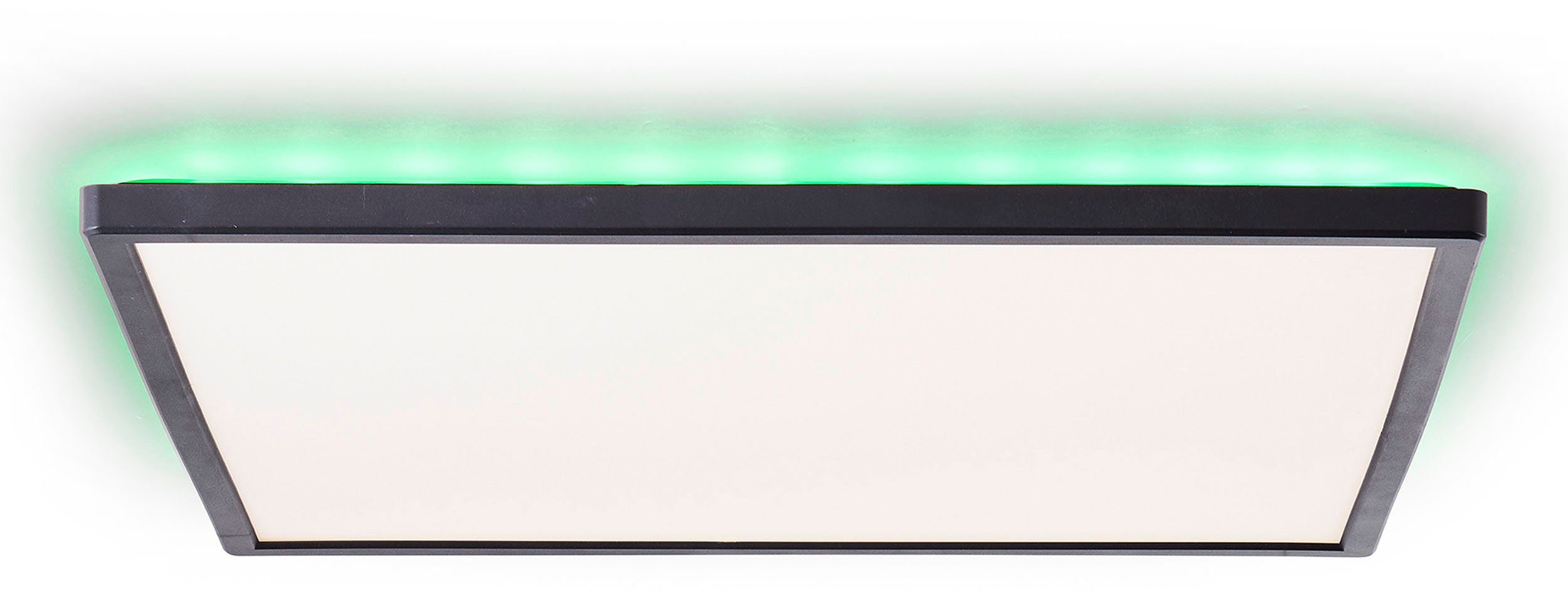 my home Led-plafondlamp Elliot 42 x 42 cm, 2500 lumen, 3000-6500 kelvin, wit/zwart (1 stuk)
