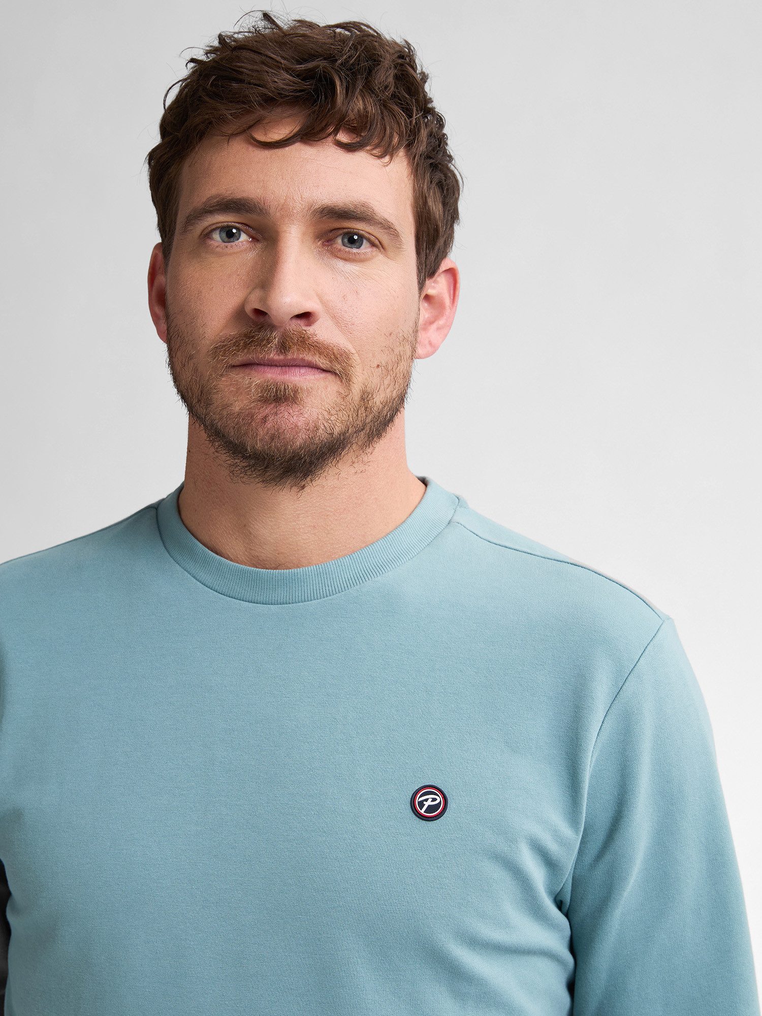 Petrol Industries Sweatshirt met geborduurd logo
