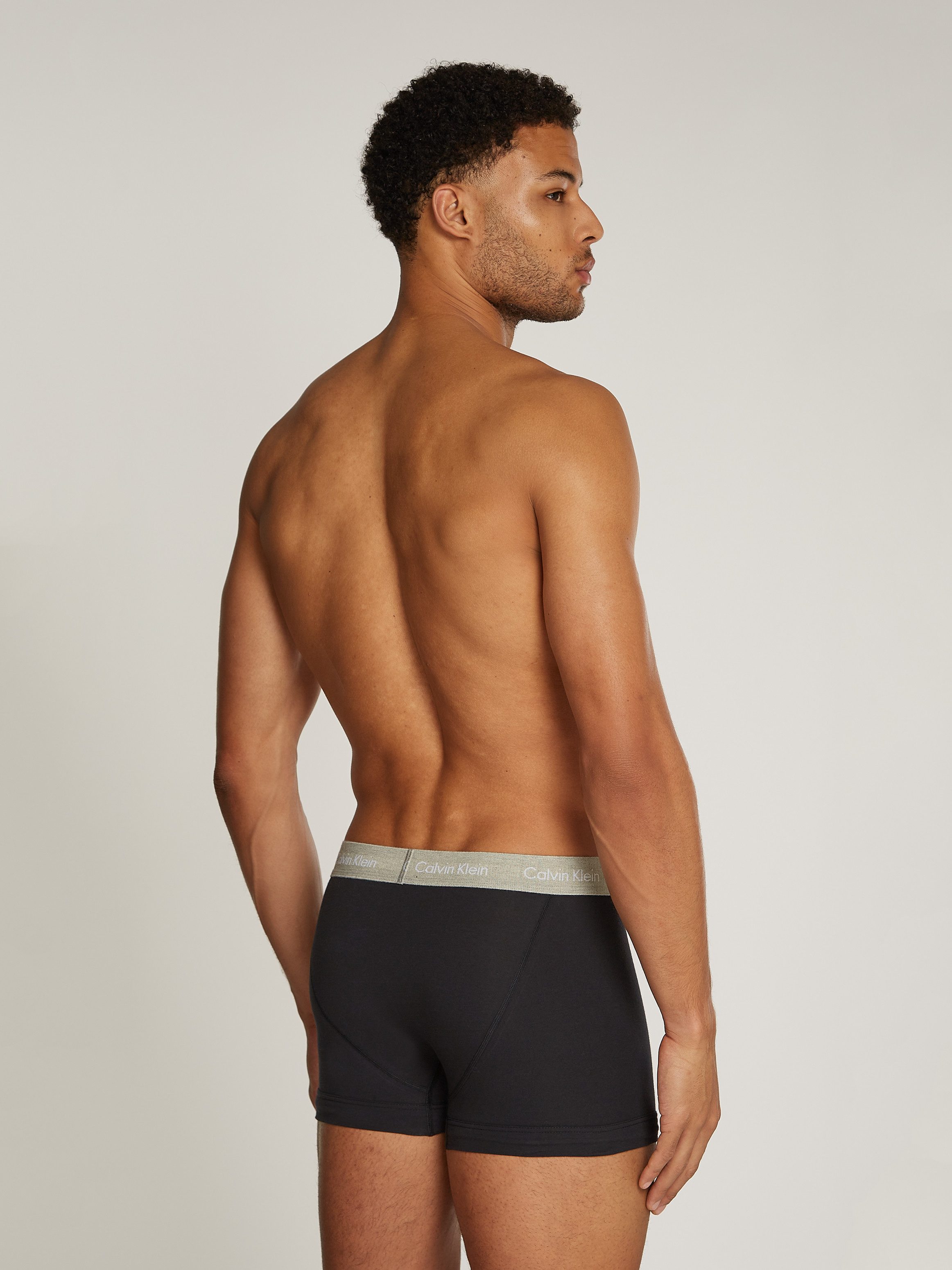 Calvin Klein Trunk 3PK met logo-elastische tailleband (3 stuks) (3 stuks)