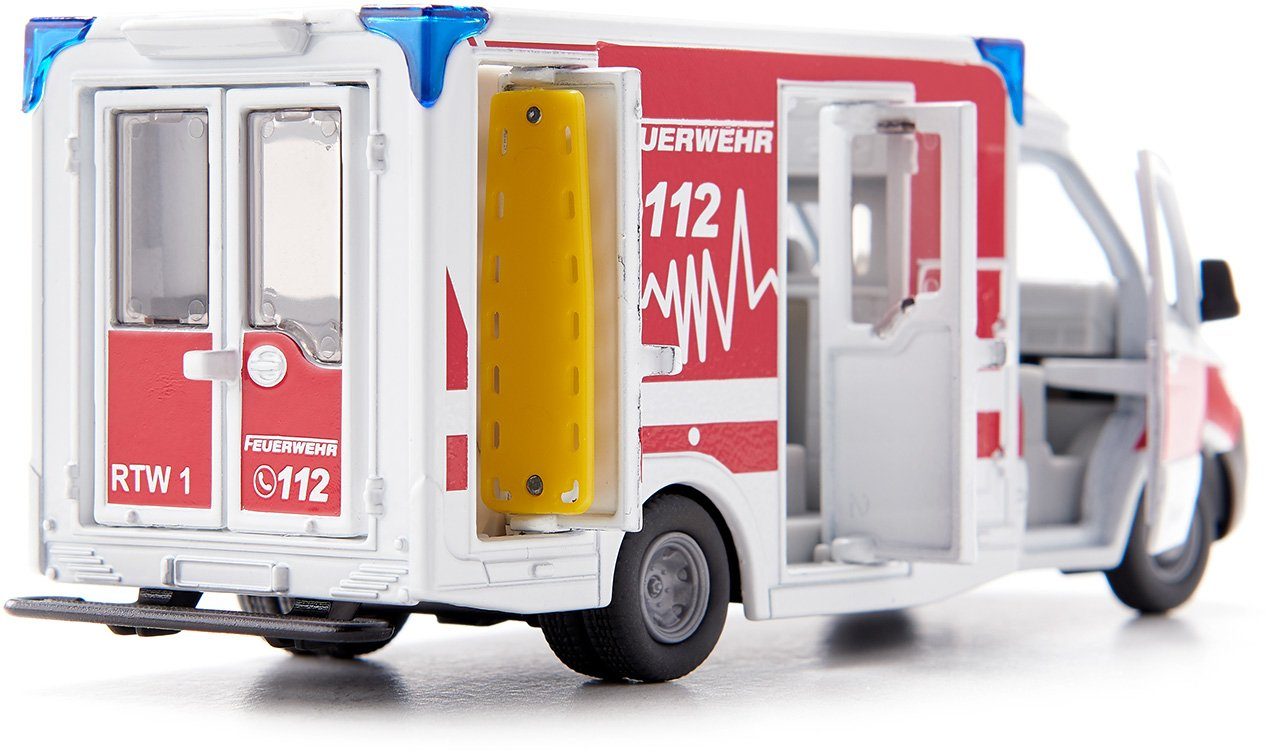 Siku Speelgoed-ambulance SIKU Super, Mercedes Benz Sprinter Miesen type C ambulanceauto (2115)