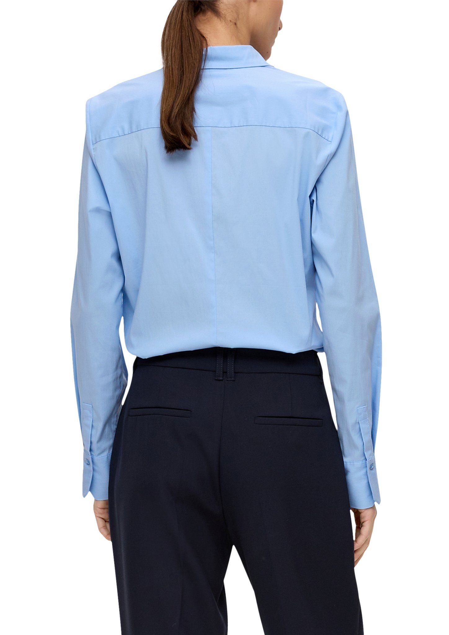 s.Oliver BLACK LABEL Klassieke blouse met verborgen knoopsluiting