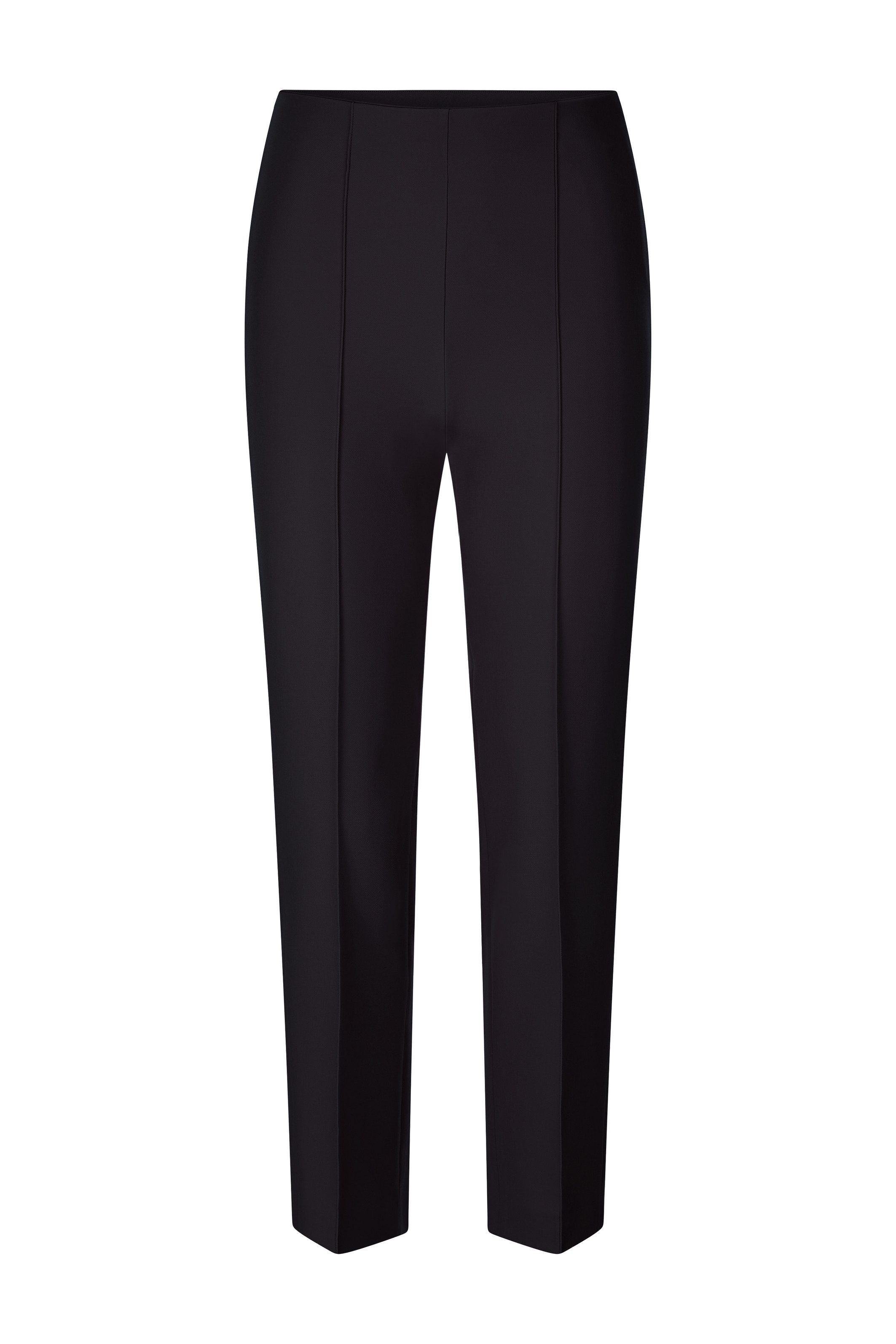 Rich & Royal Pantalon met vouw Nep-leistentas achter