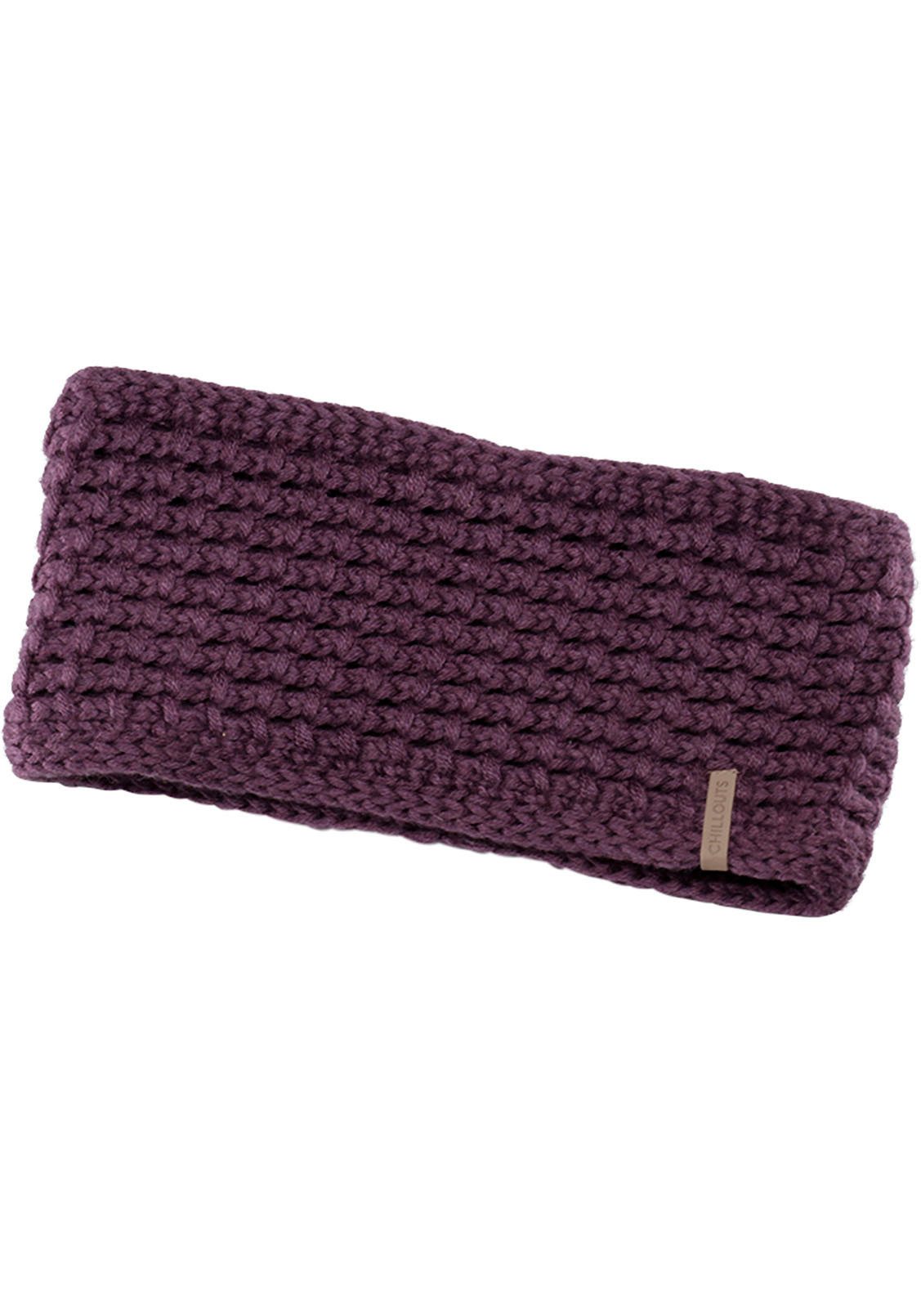 chillouts Hoofdband Cleo Headband opvallend breipatroon gevoerd